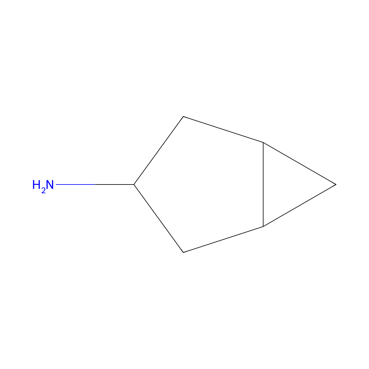 Bicyclo[3.1.0]hexan-3-amine molecular structure, CAS 79531-79-6