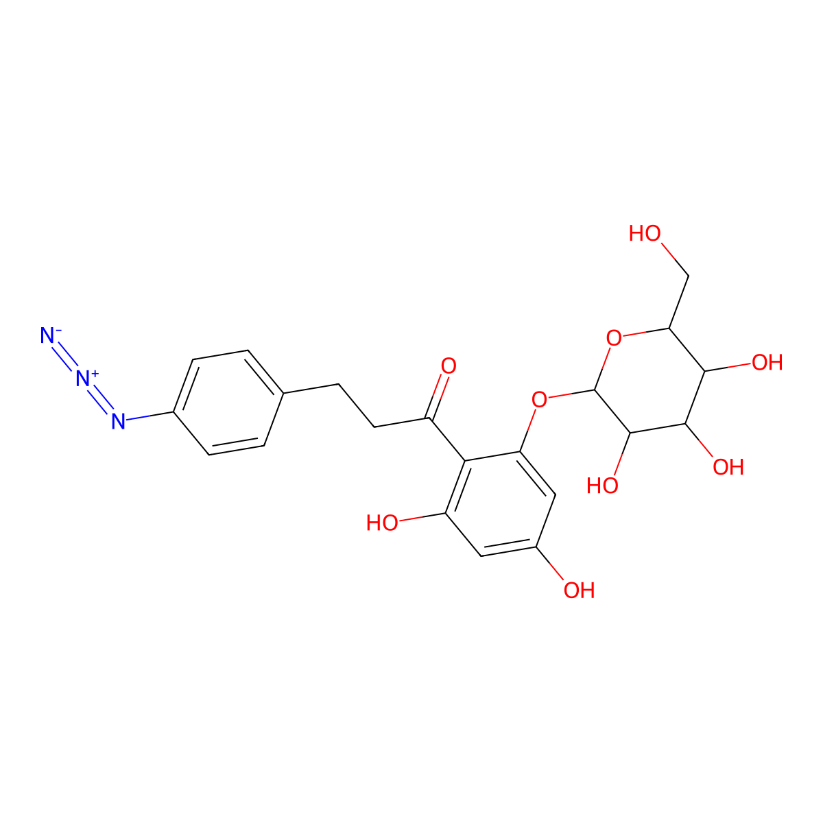 4-Azidophlorhizin molecular structure, CAS 79541-46-1