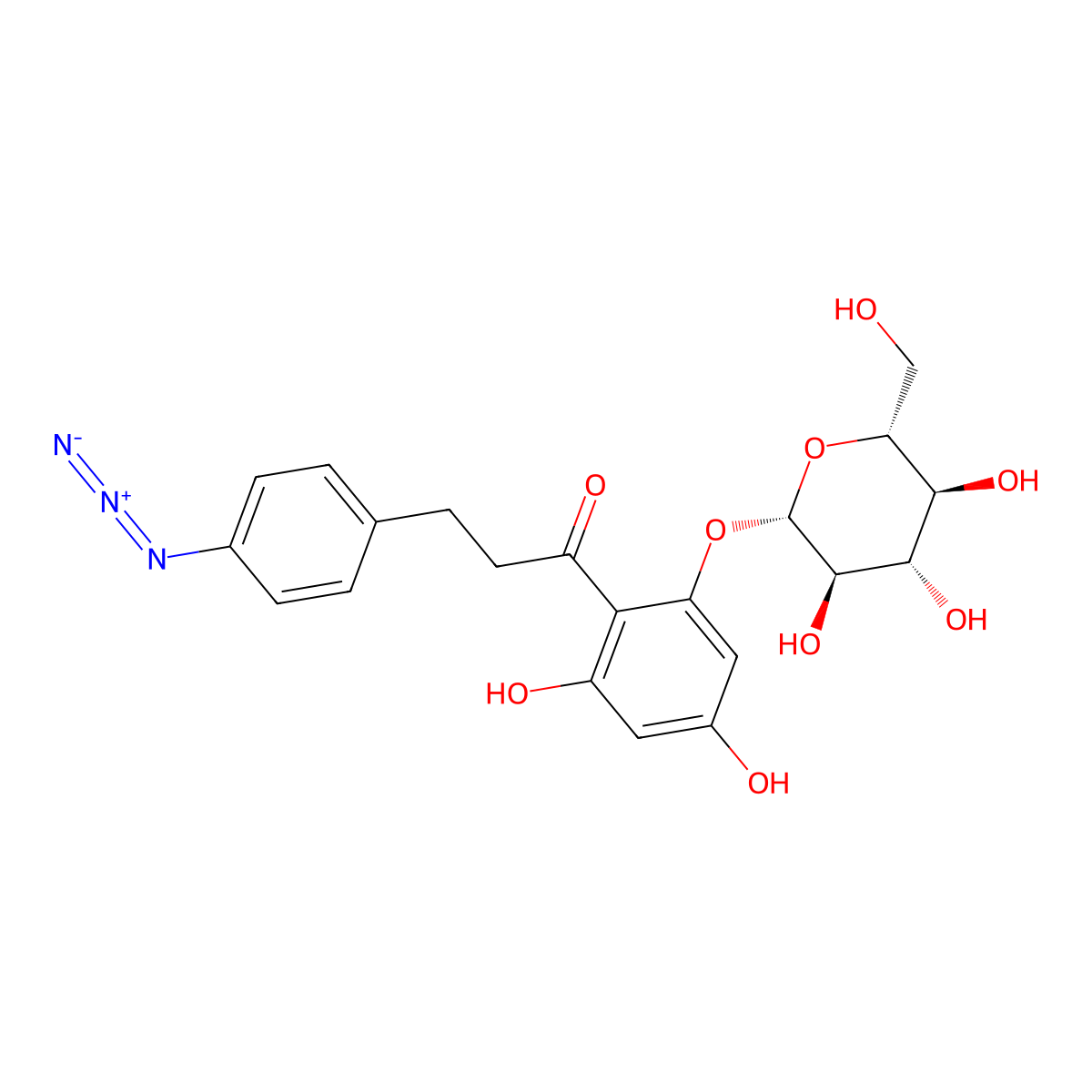 4-Azidophlorhizin molecular structure, CAS 79541-46-1