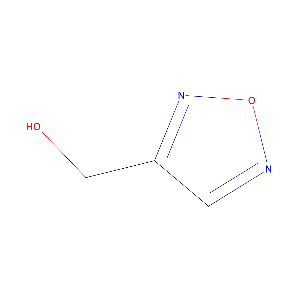 1,2,5-Oxadiazol-3-ylmethanol molecular structure, CAS 79552-35-5