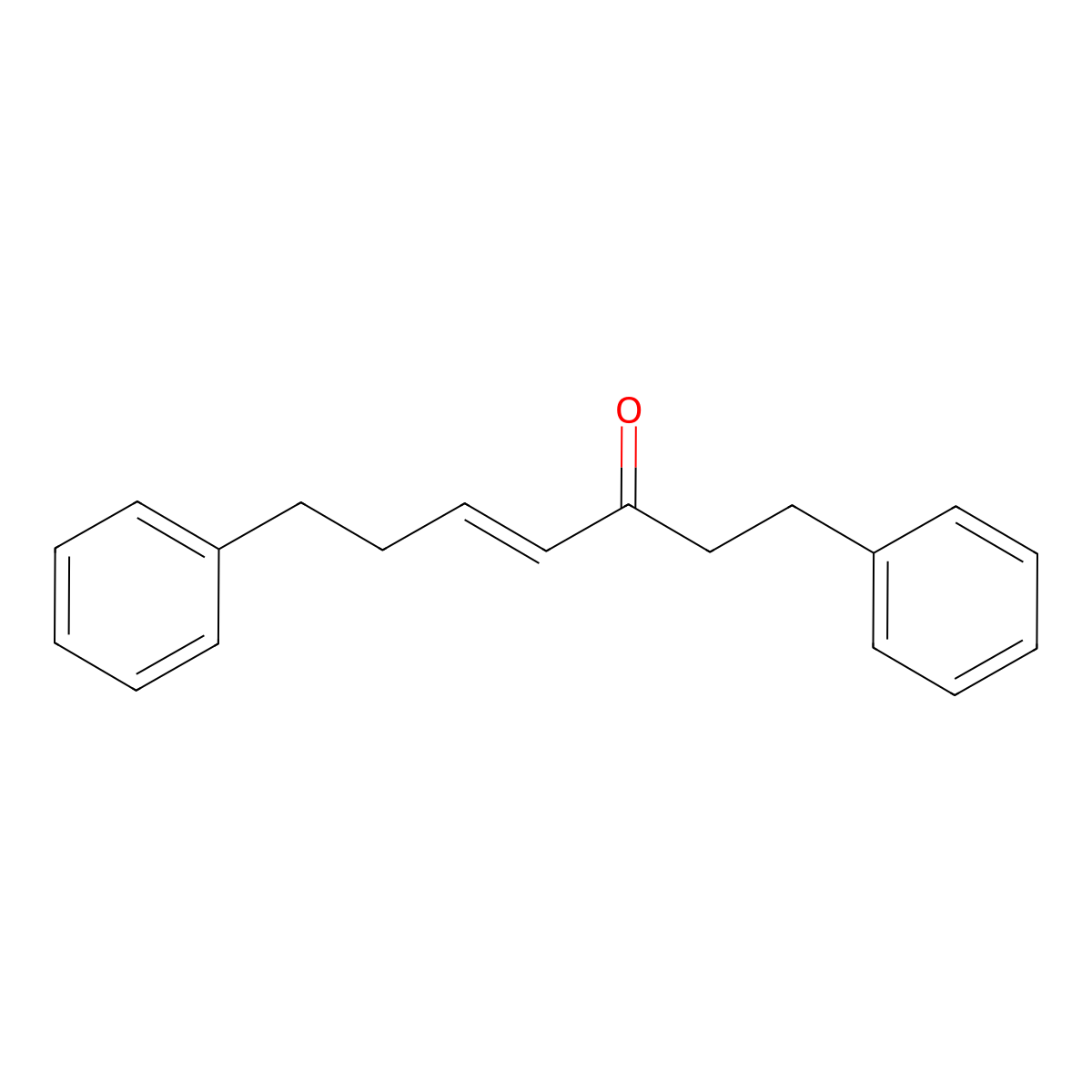 1,7-Diphenyl-4-hepten-3-one molecular structure, CAS 79559-59-4