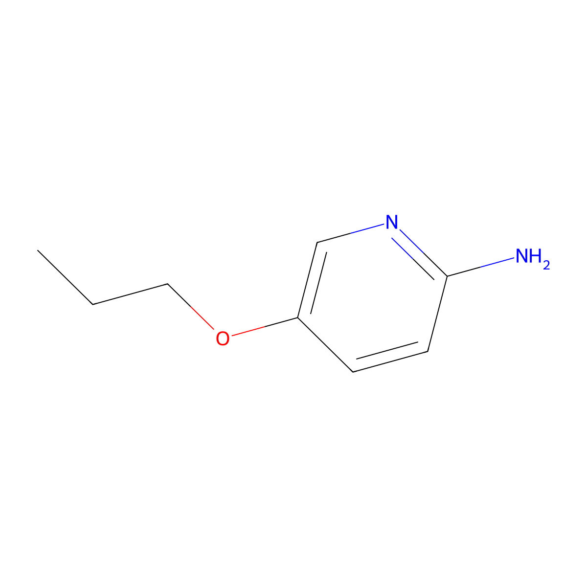 5-Propoxypyridin-2-amine molecular structure, CAS 79567-65-0