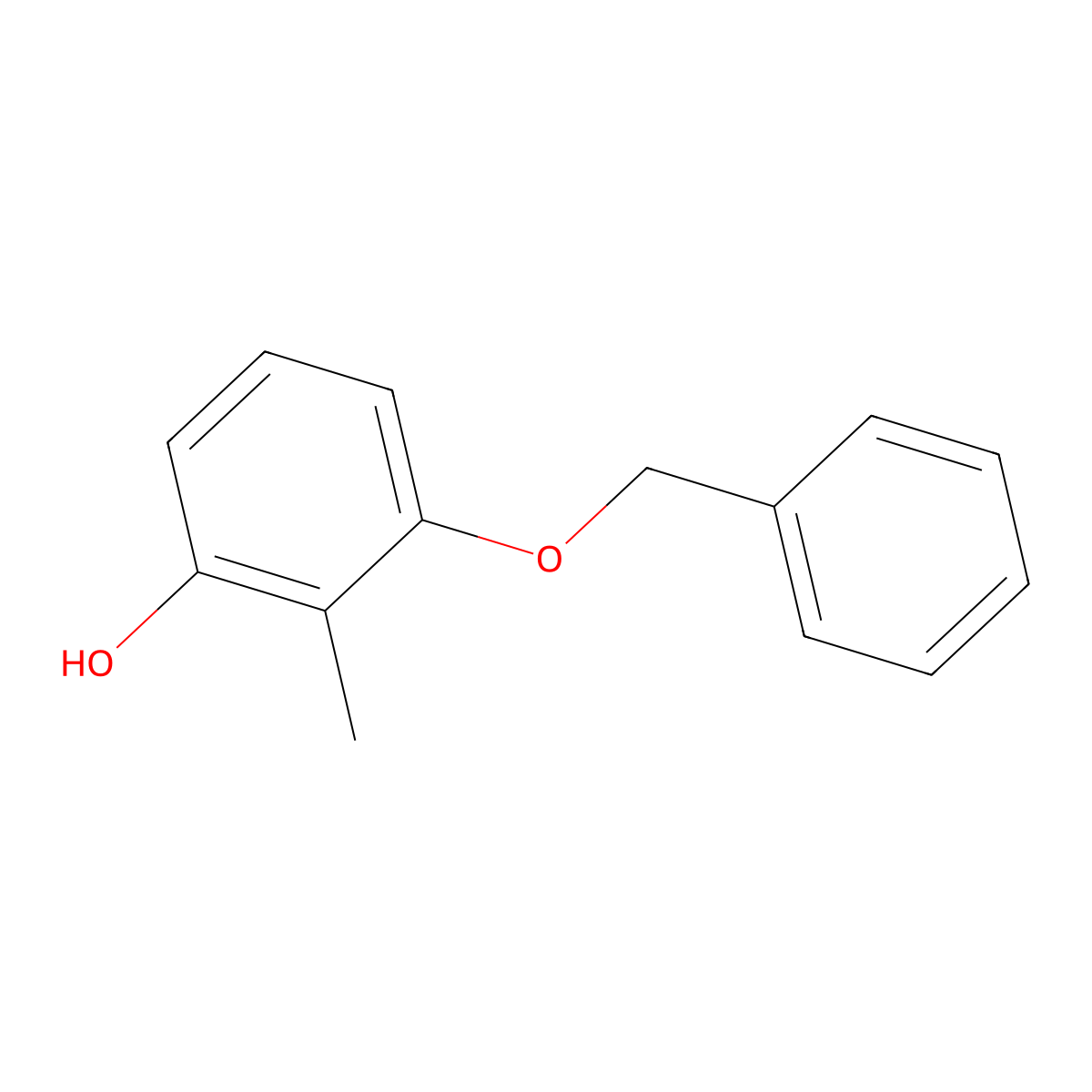 3-(Benzyloxy)-2-methylphenol molecular structure, CAS 79572-20-6
