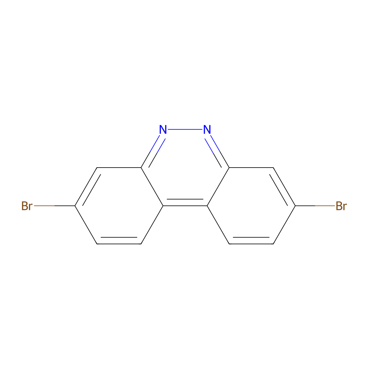 3,8-Dibromobenzo[c]cinnoline molecular structure, CAS 79580-35-1