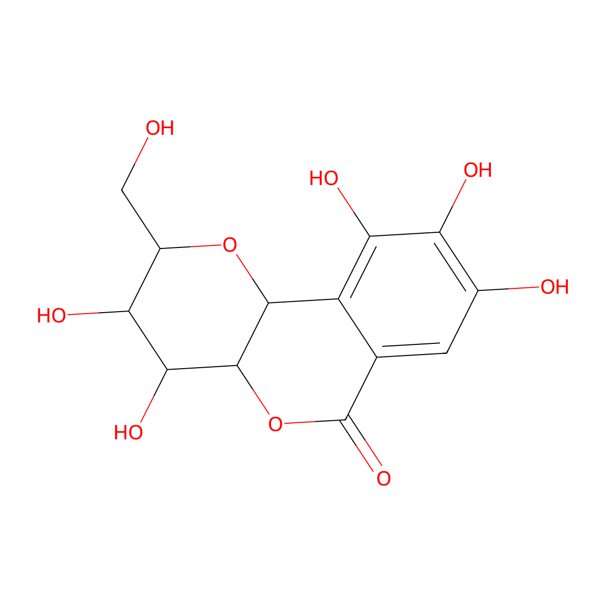 Norbergenin molecular structure, CAS 79595-97-4
