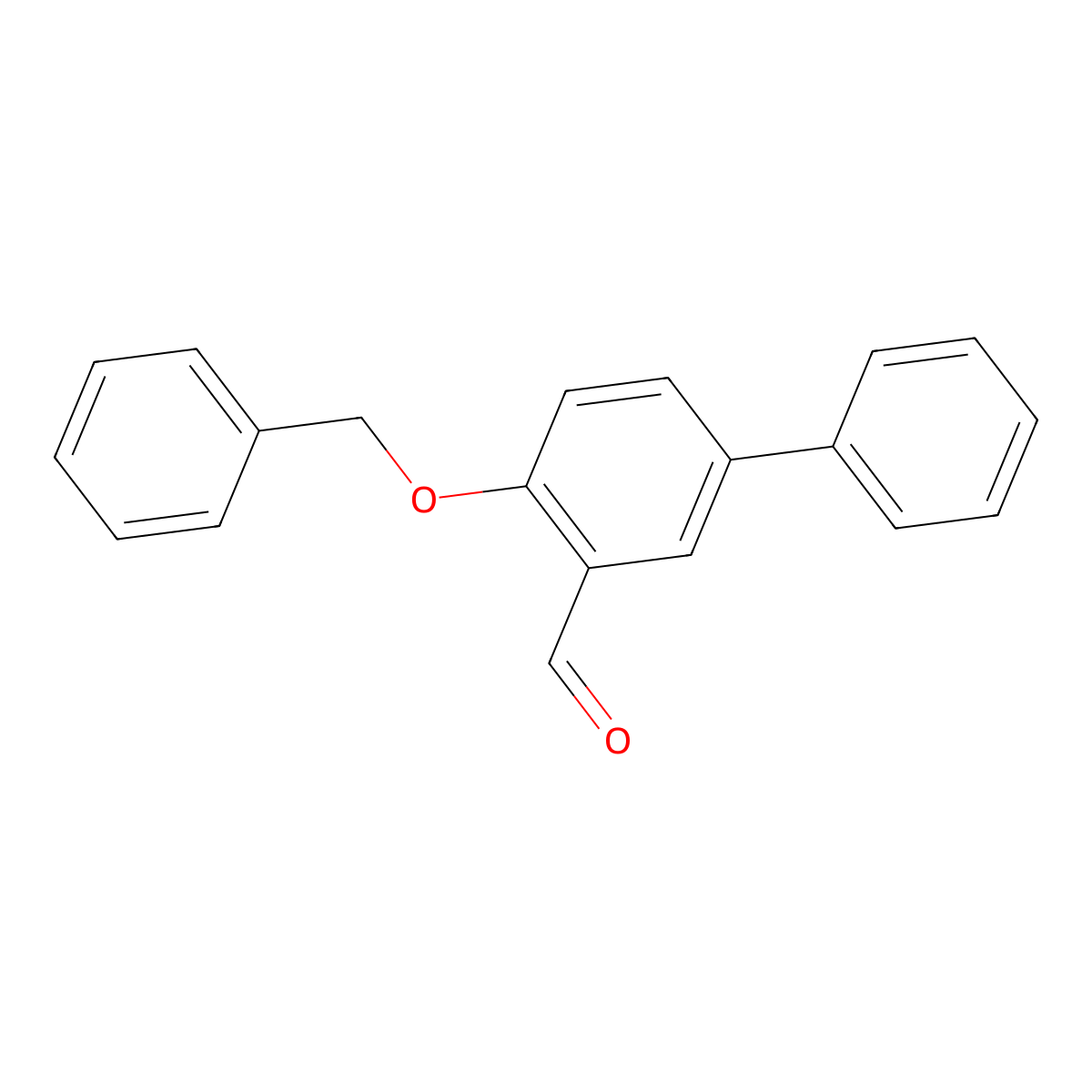 4-(Benzyloxy)[1,1'-biphenyl]-3-carbaldehyde molecular structure, CAS 796047-10-4