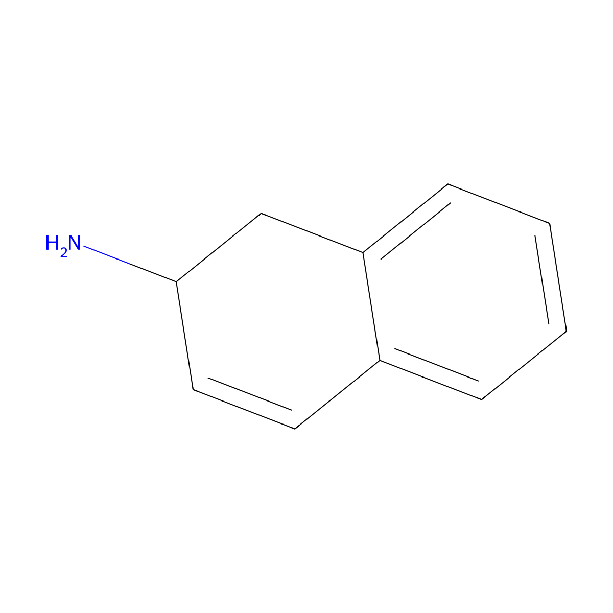 2-Amino-1,2-dihydronaphthalene molecular structure, CAS 79605-60-0