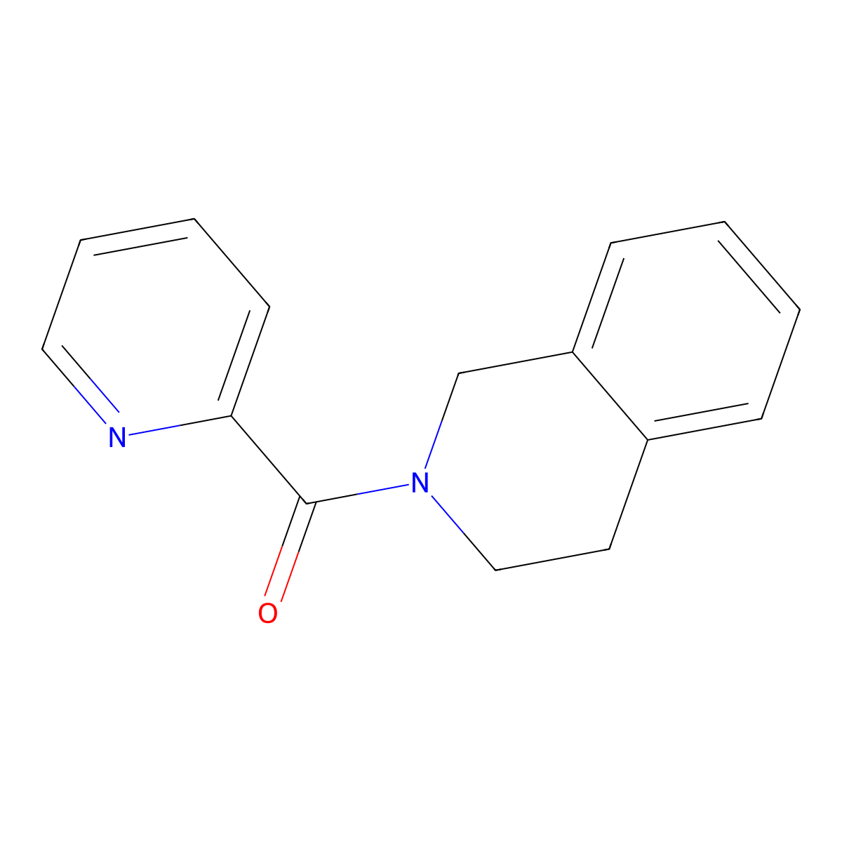 2-(Pyridine-2-carbonyl)-1,2,3,4-tetrahydroisoquinoline molecular structure, CAS 796053-27-5