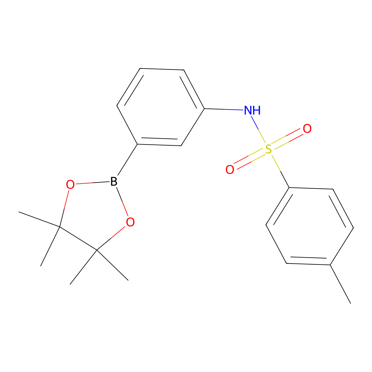 3-(p-Toluenesulfonylamino)phenylboronic acid pinacol ester molecular structure, CAS 796061-08-0