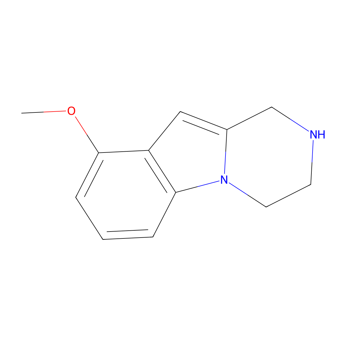 9-Methoxy-1,2,3,4-tetrahydropyrazino[1,2-a]indole molecular structure, CAS 796069-34-6