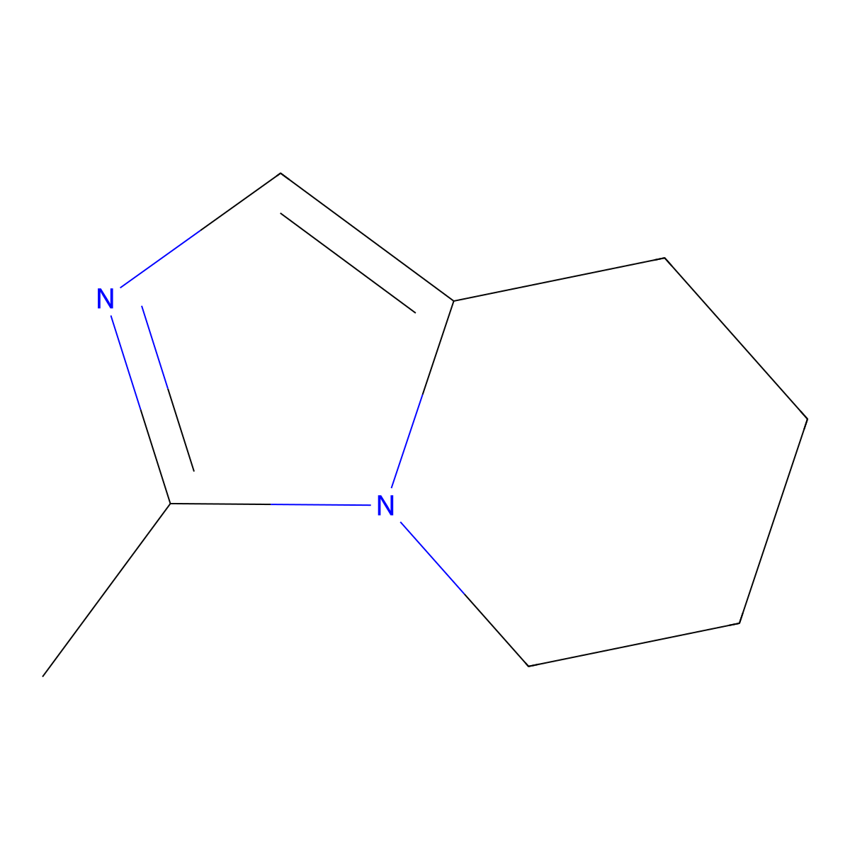 3-methyl-5H,6H,7H,8H-imidazo(1,5-a)pyridine molecular structure, CAS 79607-17-3