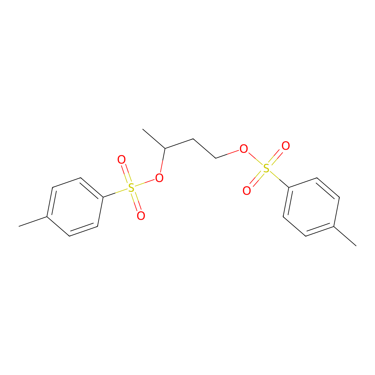 (R)-Butane-1,3-diyl bis(4-methylbenzenesulfonate) molecular structure, CAS 796073-61-5