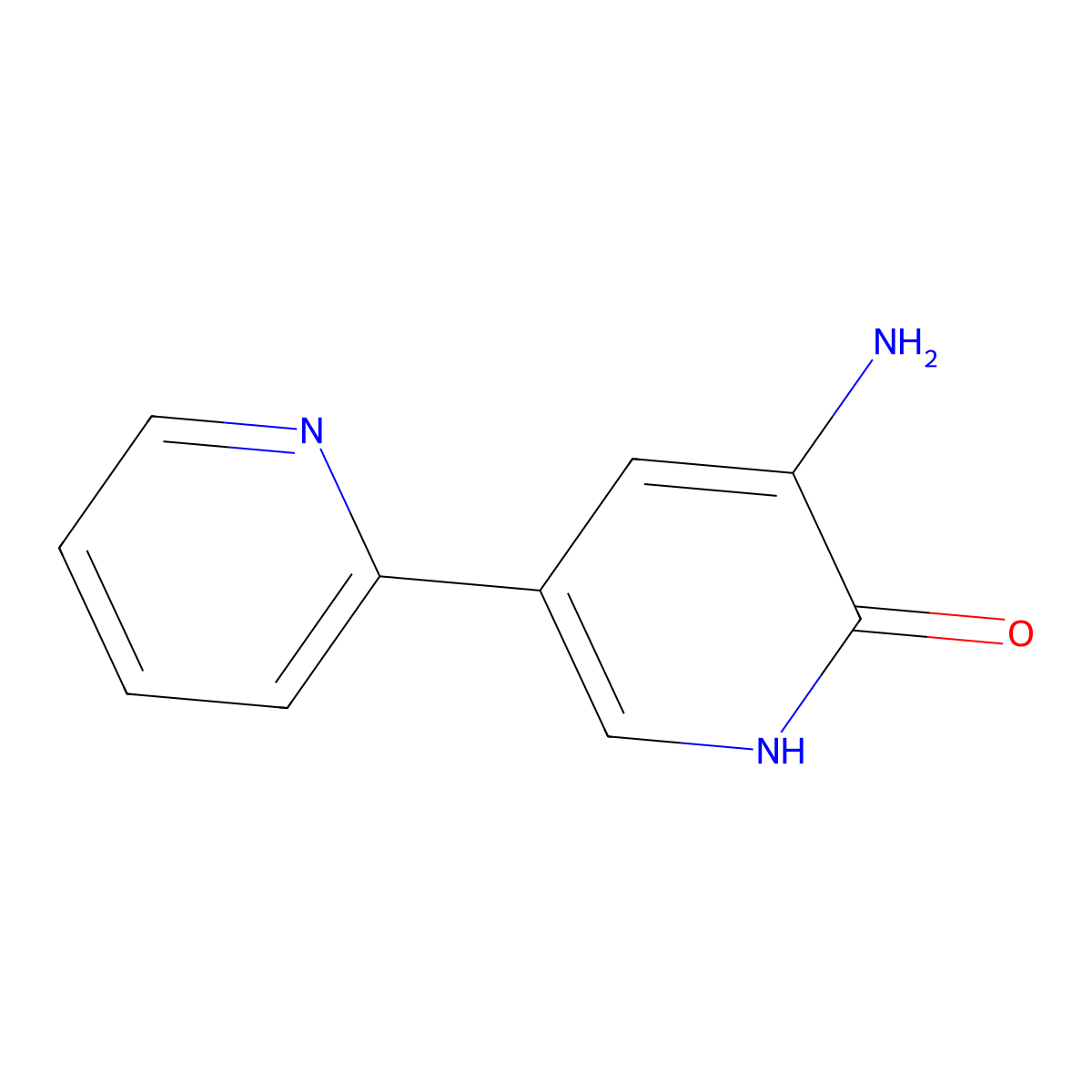 5'-Amino-[2,3'-bipyridin]-6'(1'H)-one molecular structure, CAS 79611-45-3