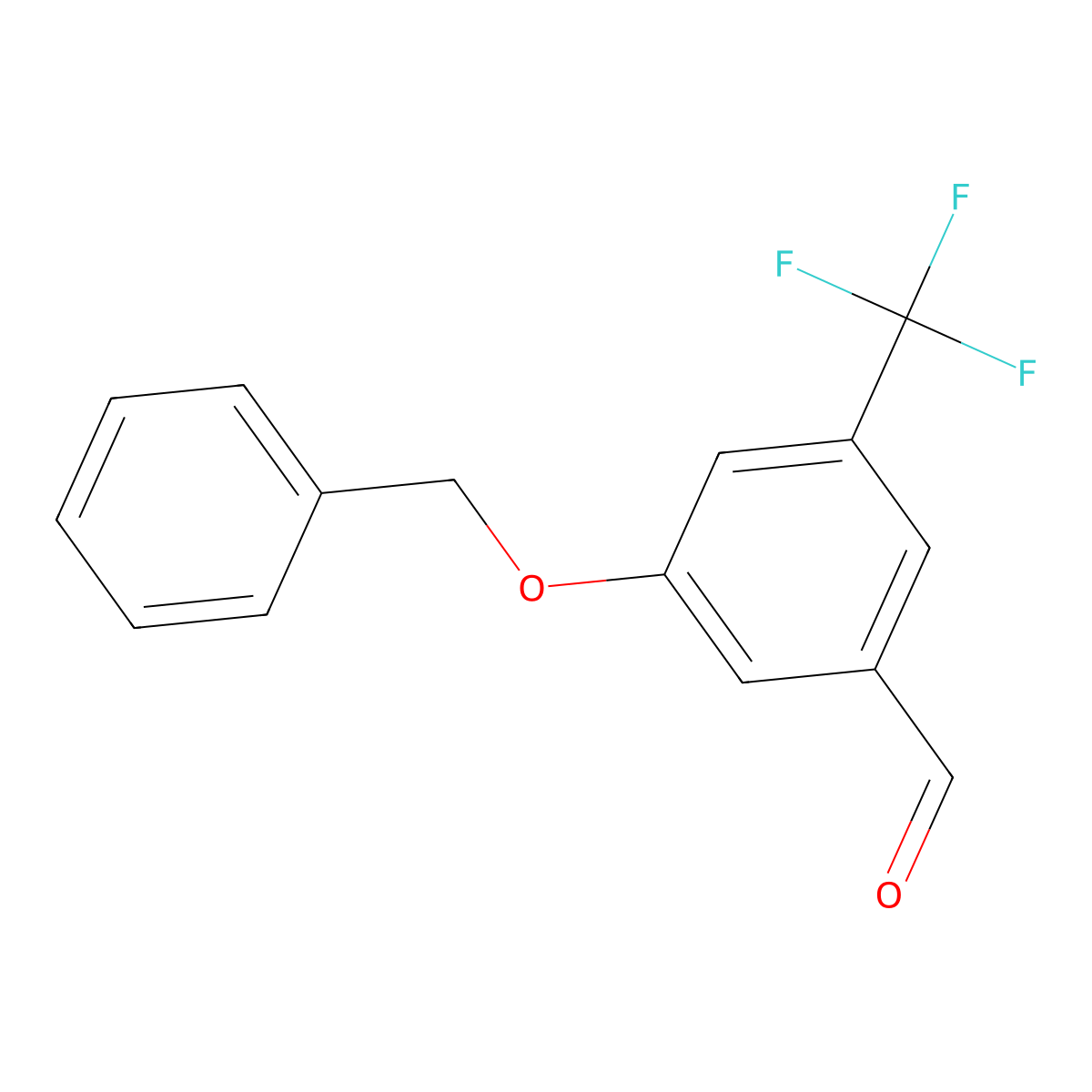 3-(Benzyloxy)-5-(trifluoromethyl)benzaldehyde molecular structure, CAS 796119-69-2