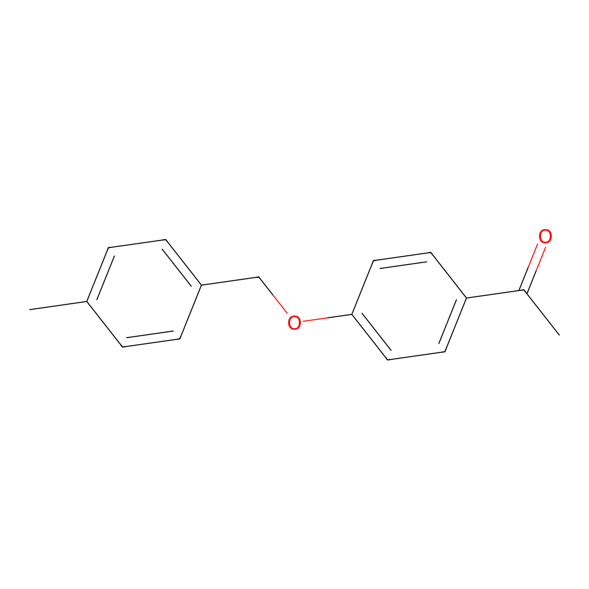 1-[4-[(4-Methylphenyl)methoxy]phenyl]ethanone molecular structure, CAS 79615-78-4