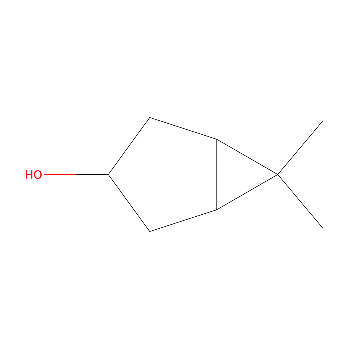 6,6-Dimethylbicyclo[3.1.0]hexan-3-ol molecular structure, CAS 79616-02-7