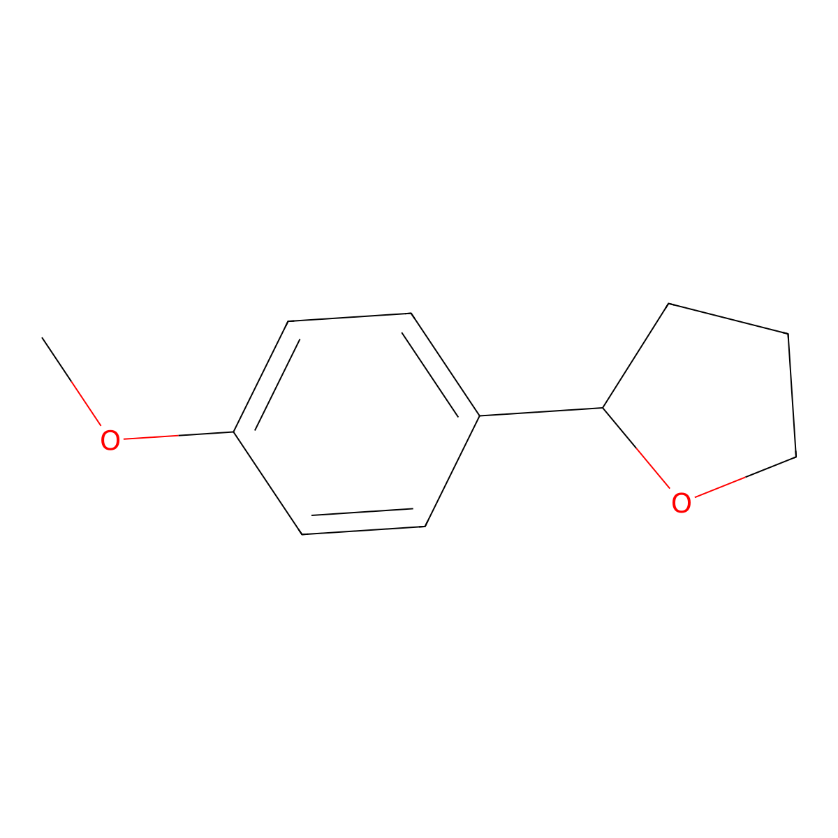 2-(4-Methoxyphenyl)-tetrahydrofuran molecular structure, CAS 79623-15-7