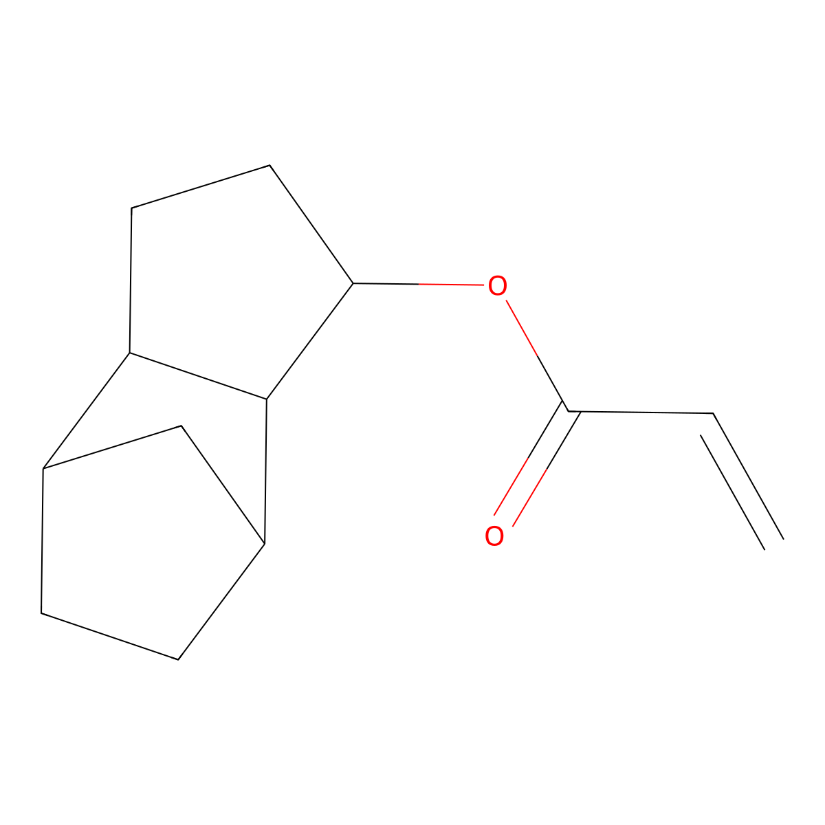 2-Propenoic acid, octahydro-4,7-methano-1H-indenyl ester molecular structure, CAS 79637-74-4