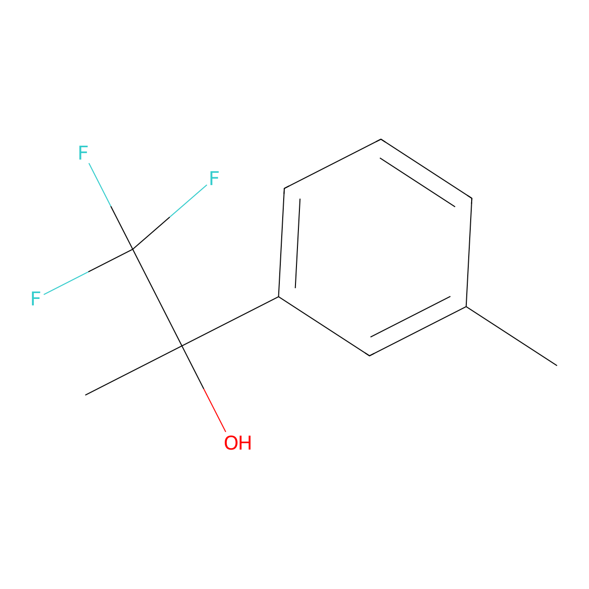 1,1,1-Trifluoro-2-(m-tolyl)propan-2-ol molecular structure, CAS 79663-86-8