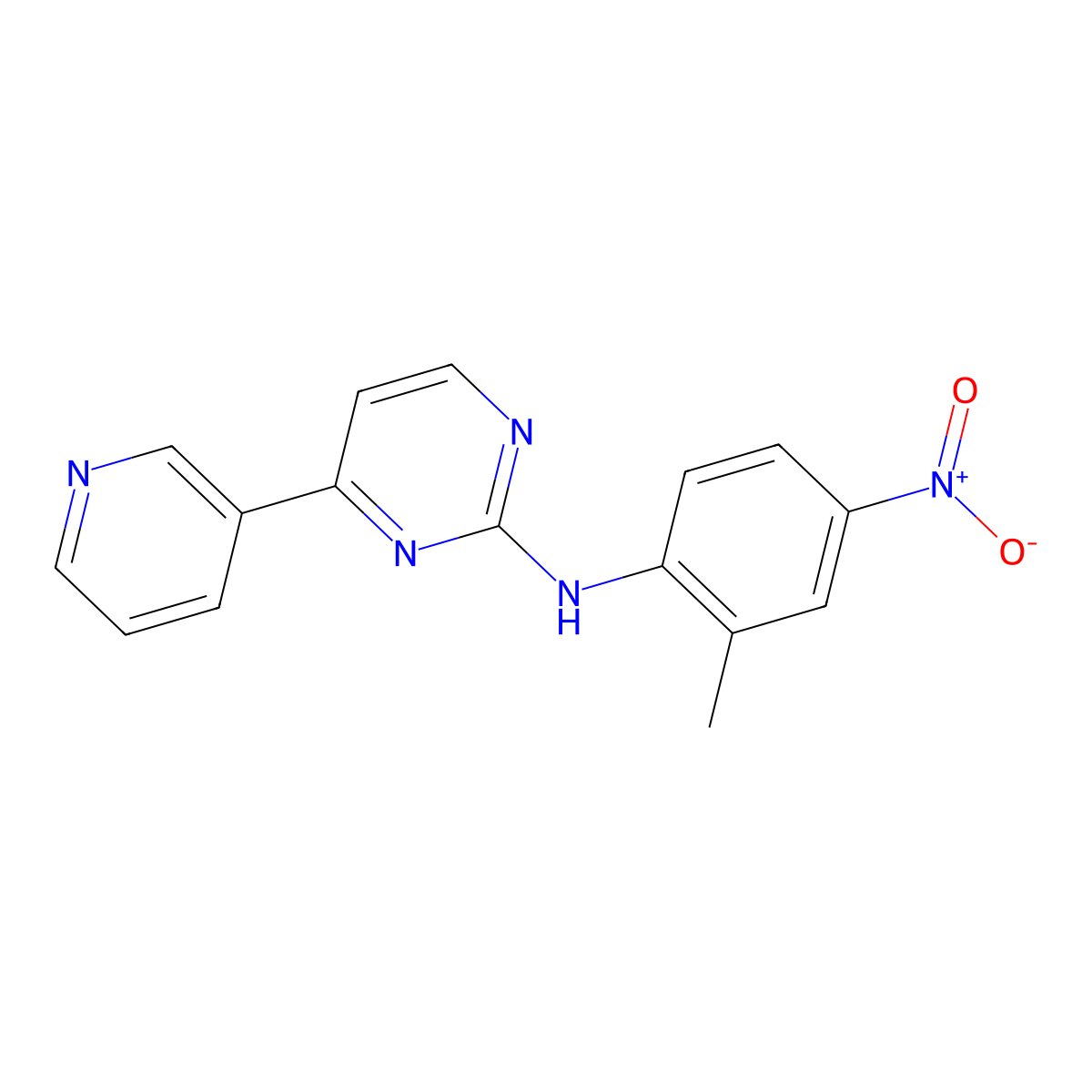 N-(2-Methyl-4-nitrophenyl)-4-(pyridin-3-YL)pyrimidin-2-amine molecular structure, CAS 796738-71-1