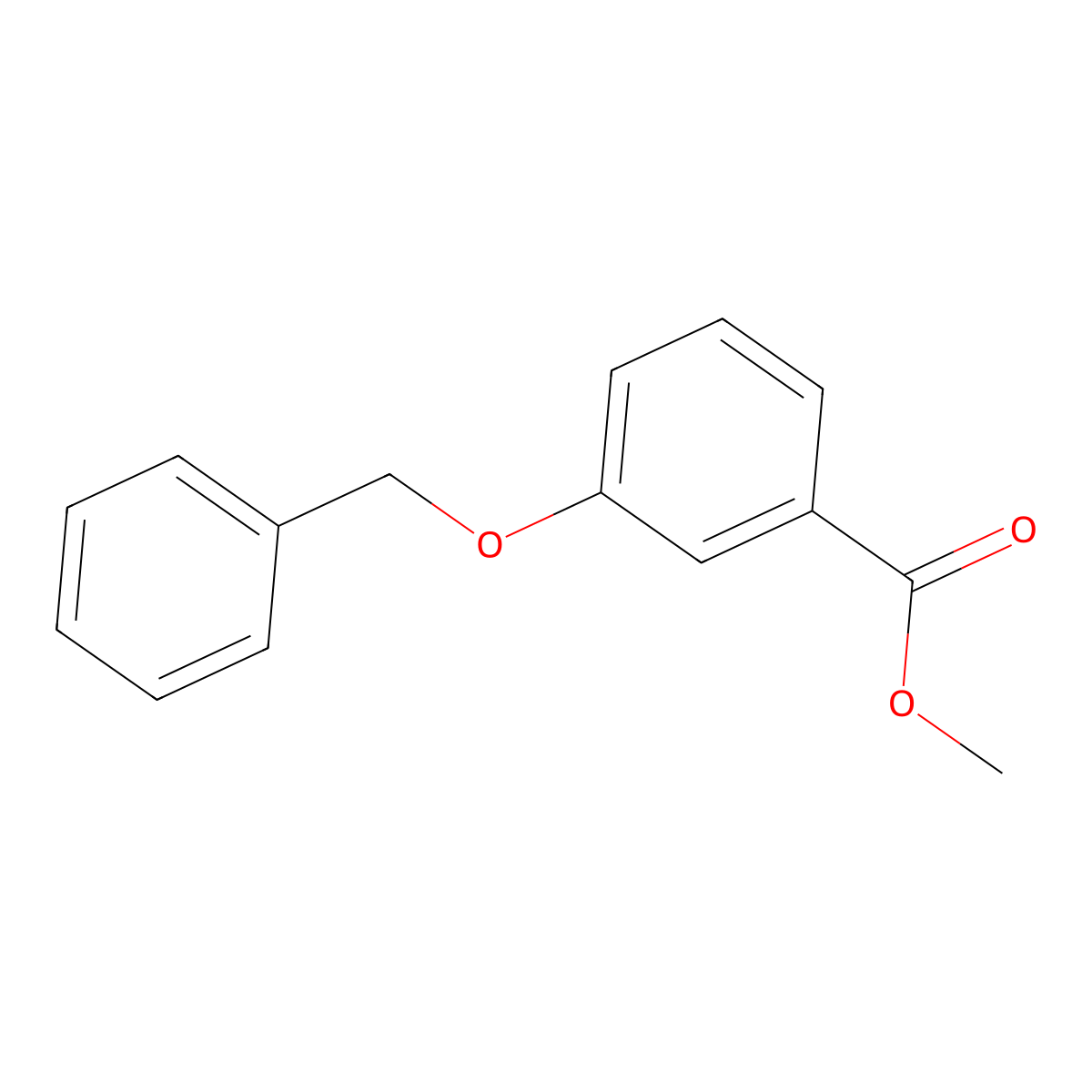 Methyl 3-(benzyloxy)benzoate molecular structure, CAS 79678-37-8