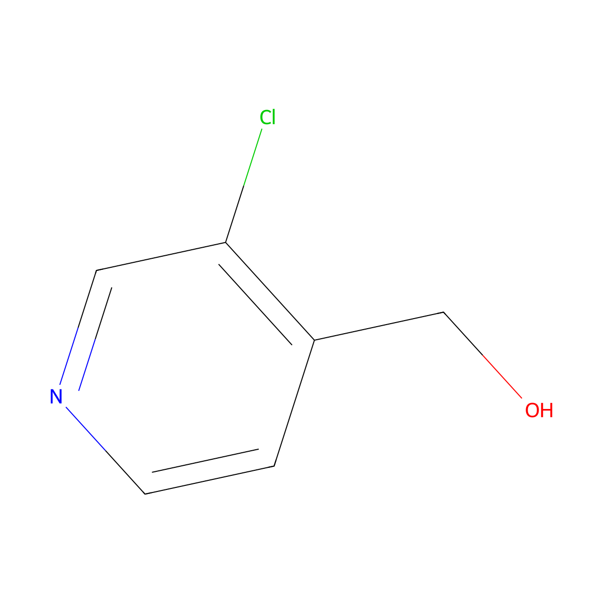 (3-Chloropyridin-4-yl)methanol molecular structure, CAS 79698-53-6