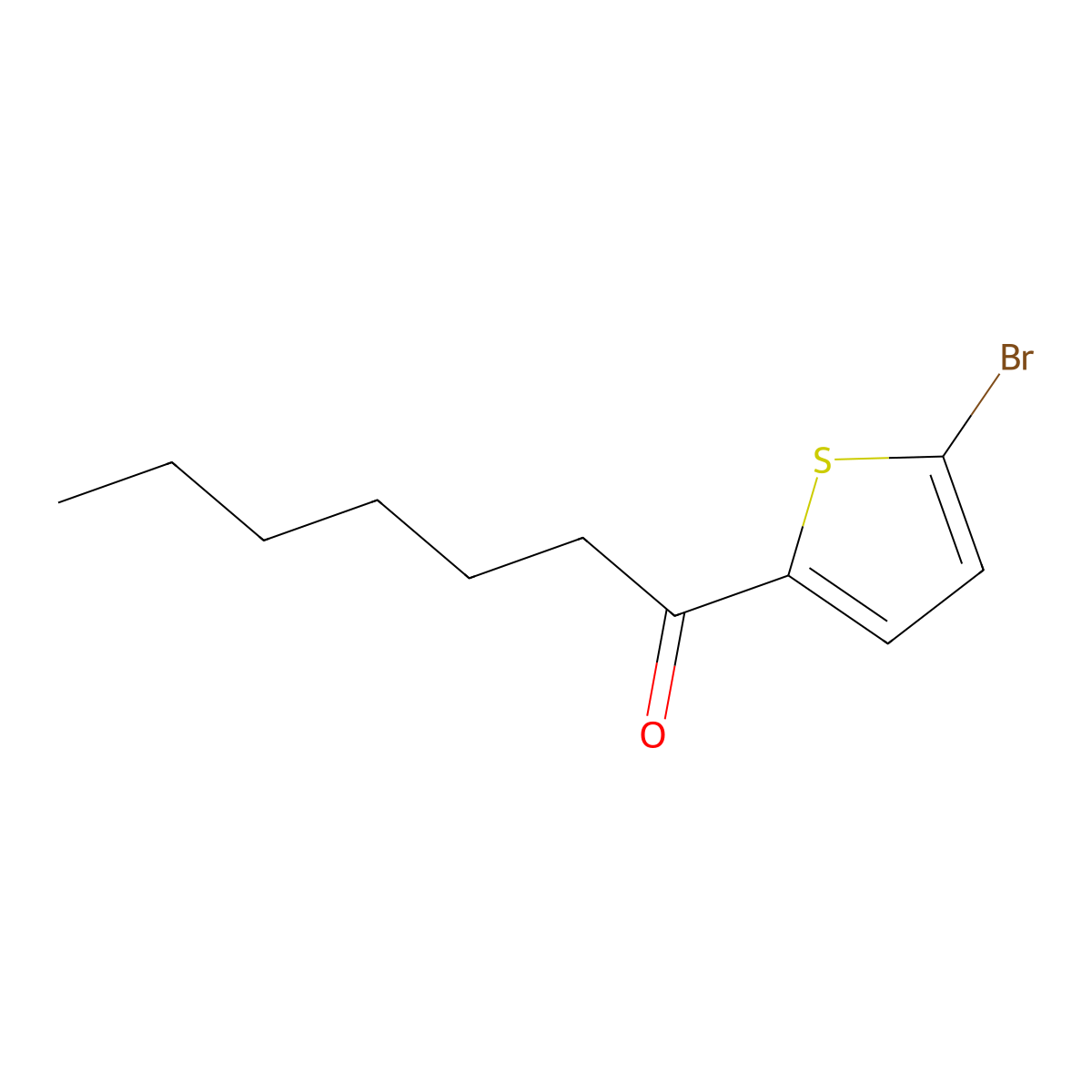 1-(5-Bromothiophen-2-YL)heptan-1-one molecular structure, CAS 796994-67-7