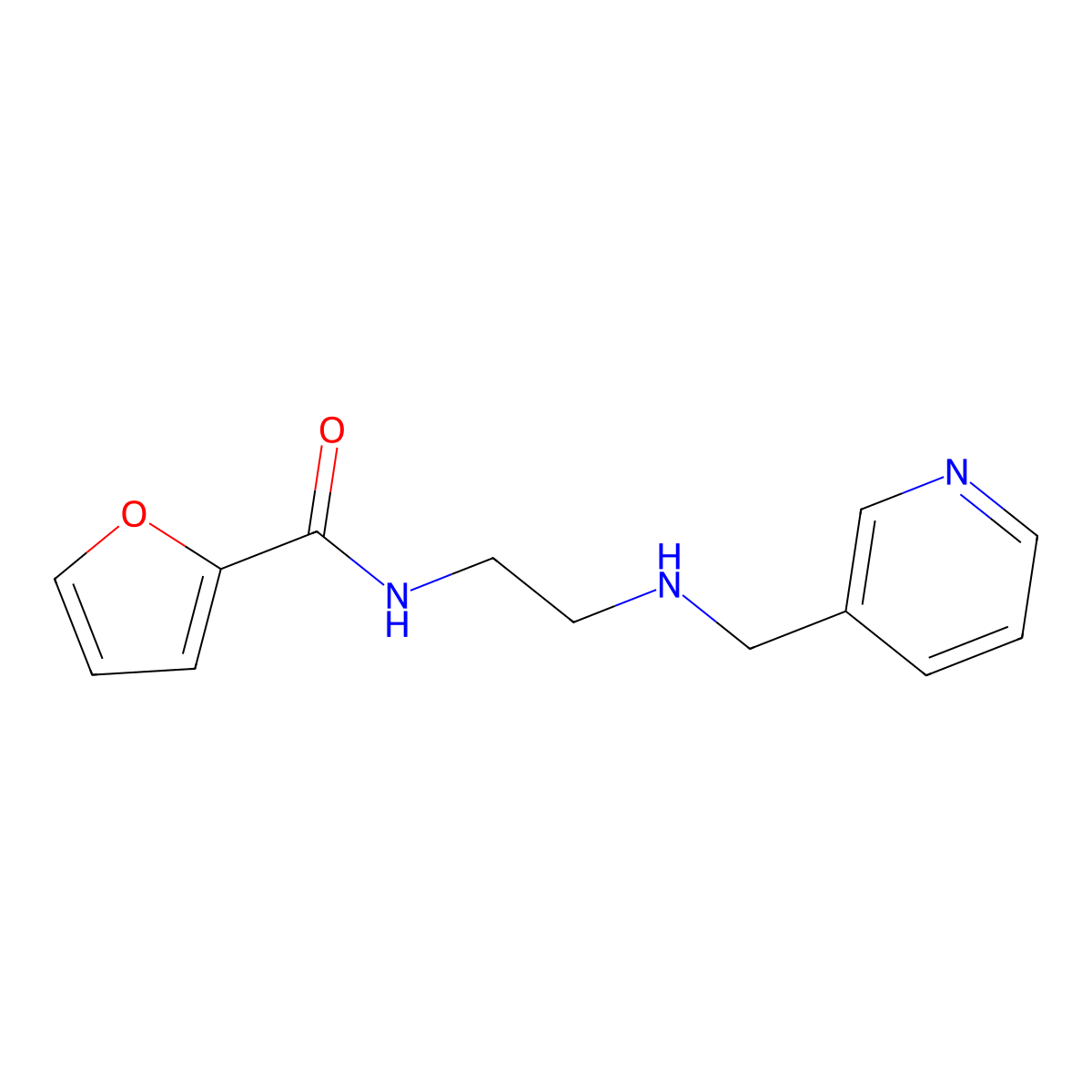 N-(2-((Pyridin-3-ylmethyl)amino)ethyl)furan-2-carboxamide molecular structure, CAS 797031-07-3