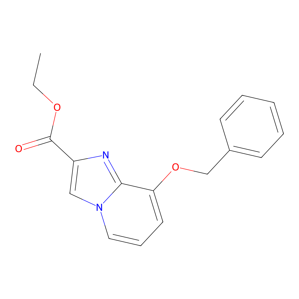 Ethyl 8-(benzyloxy)imidazo[1,2-A]pyridine-2-carboxylate molecular structure, CAS 79707-07-6