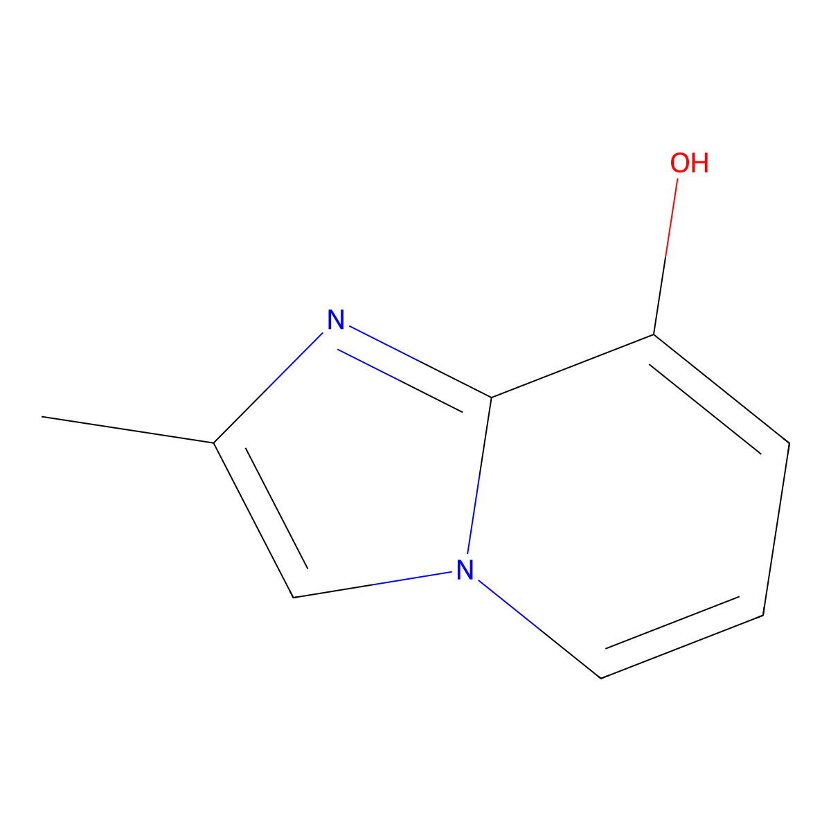 2-Methylimidazo[1,2-a]pyridin-8-ol molecular structure, CAS 79707-11-2