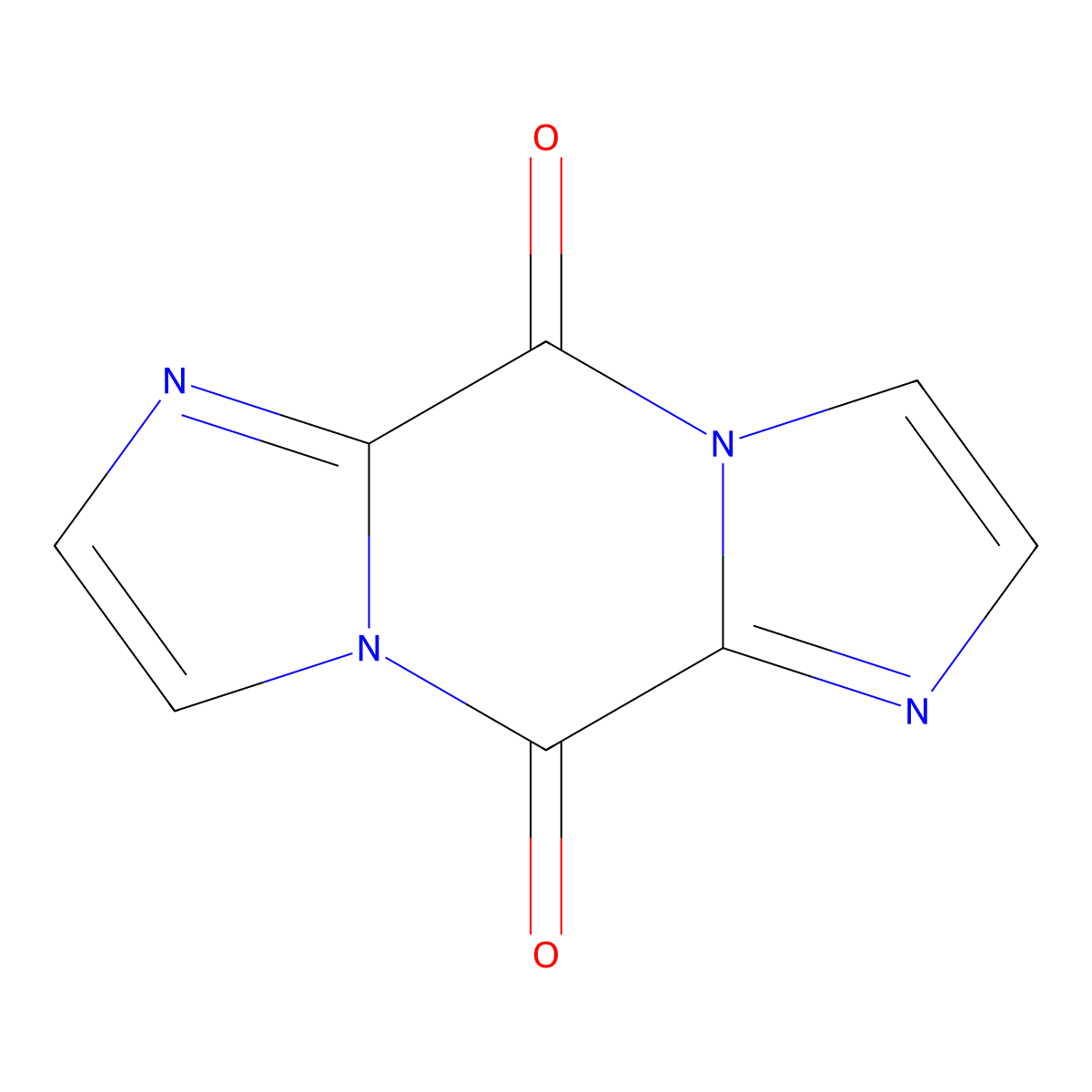 1,4,7,10-Tetraazatricyclo[7.3.0.0,3,7]dodeca-3,5,9,11-tetraene-2,8-dione molecular structure, CAS 79711-73-2