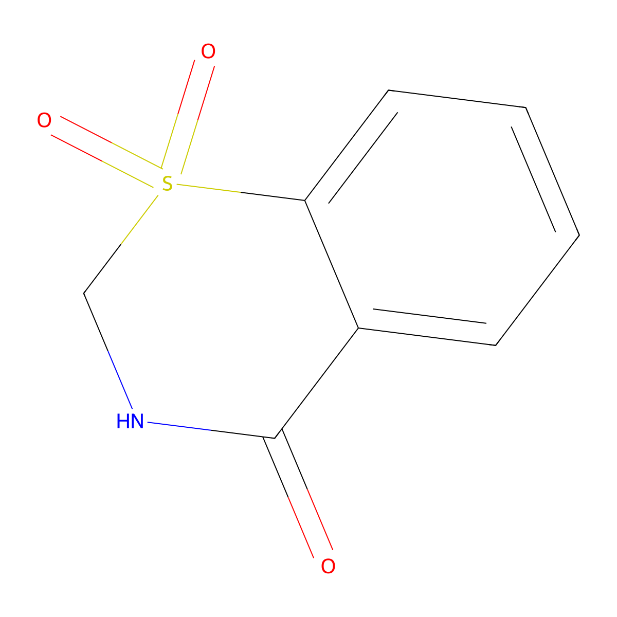 3,4-dihydro-2H-1lambda6,3-benzothiazine-1,1,4-trione molecular structure, CAS 79726-08-2
