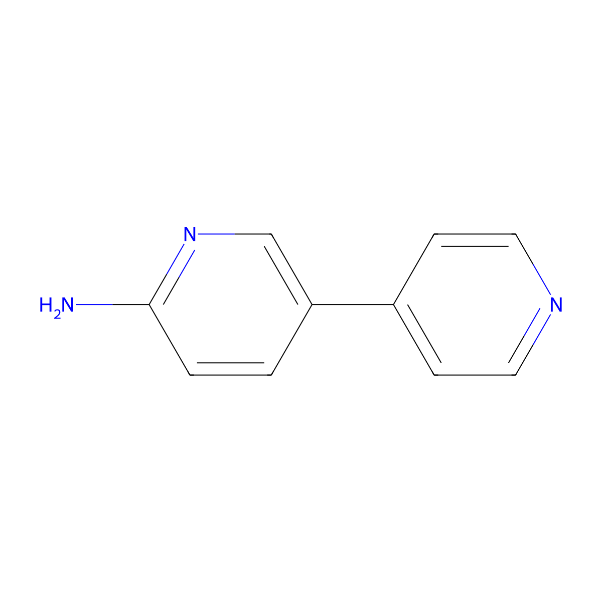 5-(Pyridin-4-yl)pyridin-2-amine molecular structure, CAS 79739-33-6