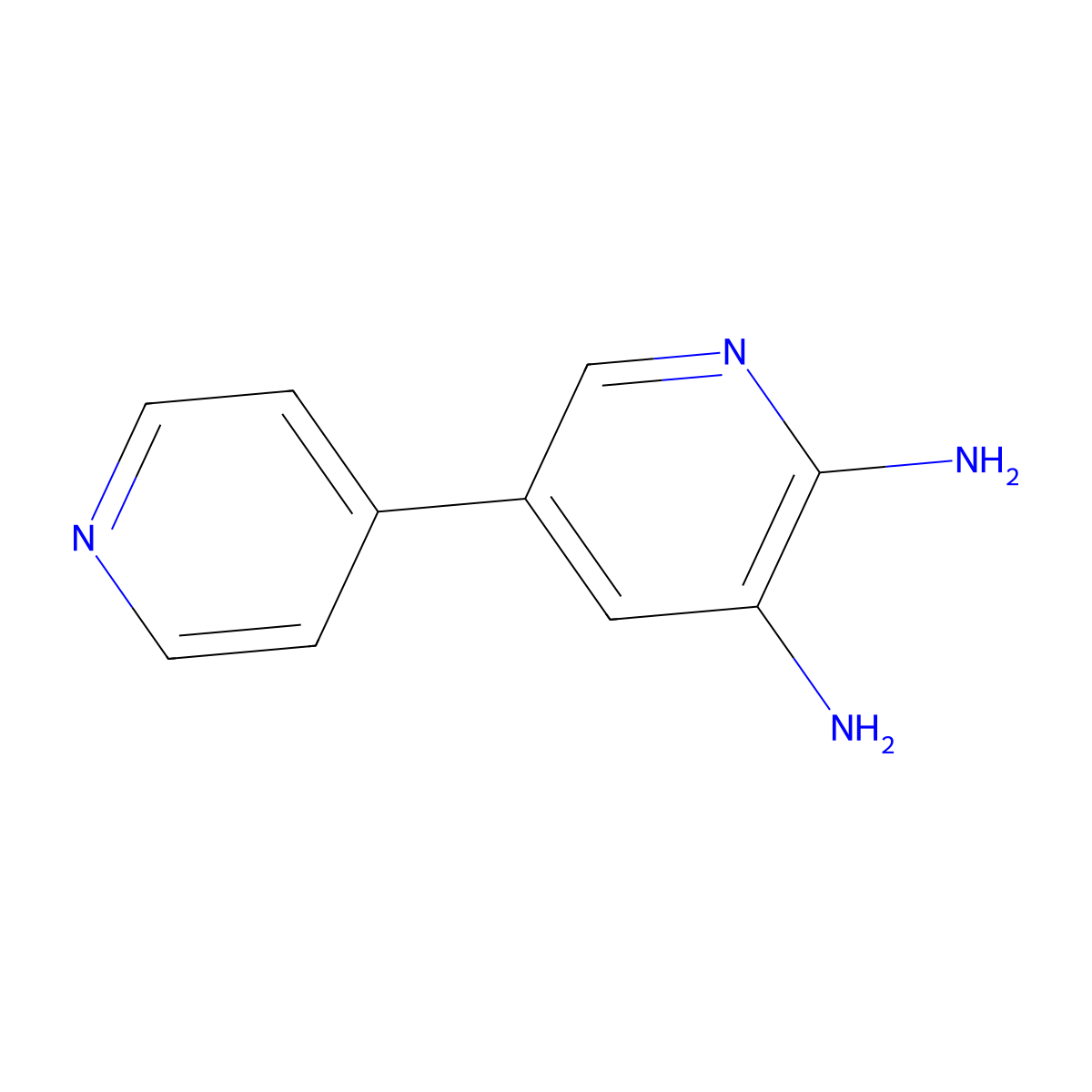 5-(Pyridin-4-yl)pyridine-2,3-diamine molecular structure, CAS 79739-43-8