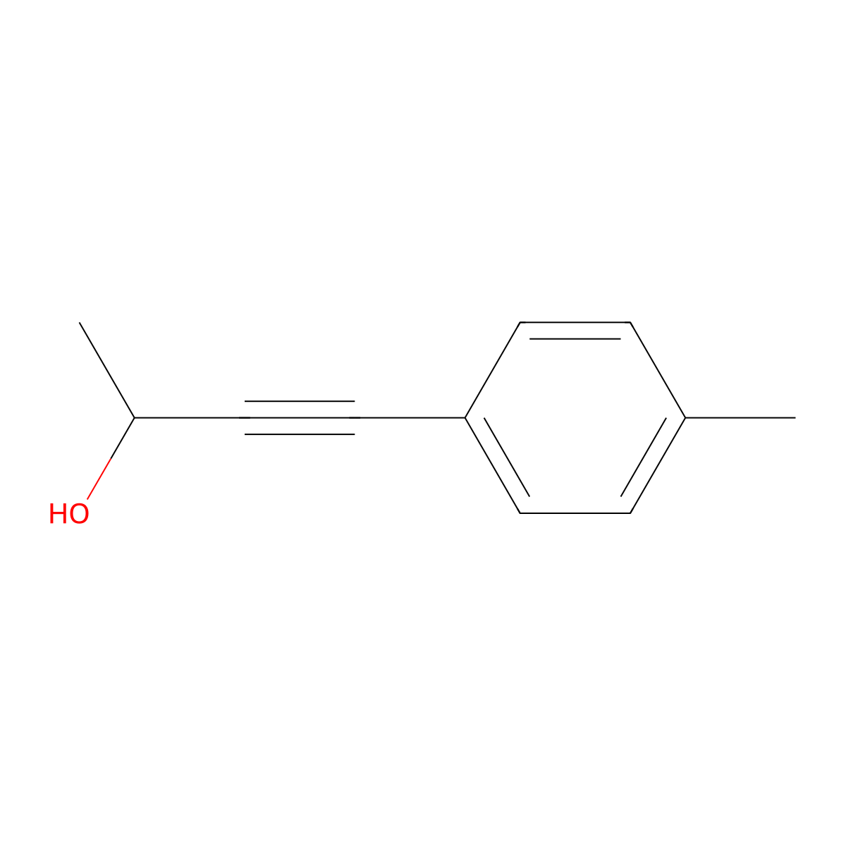 4-(4-Methylphenyl)but-3-yn-2-ol molecular structure, CAS 79756-90-4