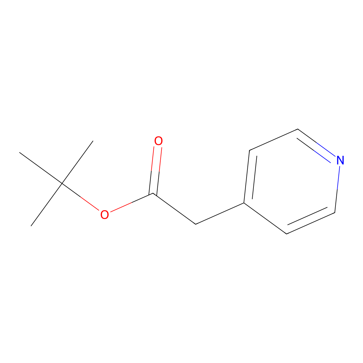 tert-Butyl 2-(pyridin-4-yl)acetate molecular structure, CAS 79757-20-3
