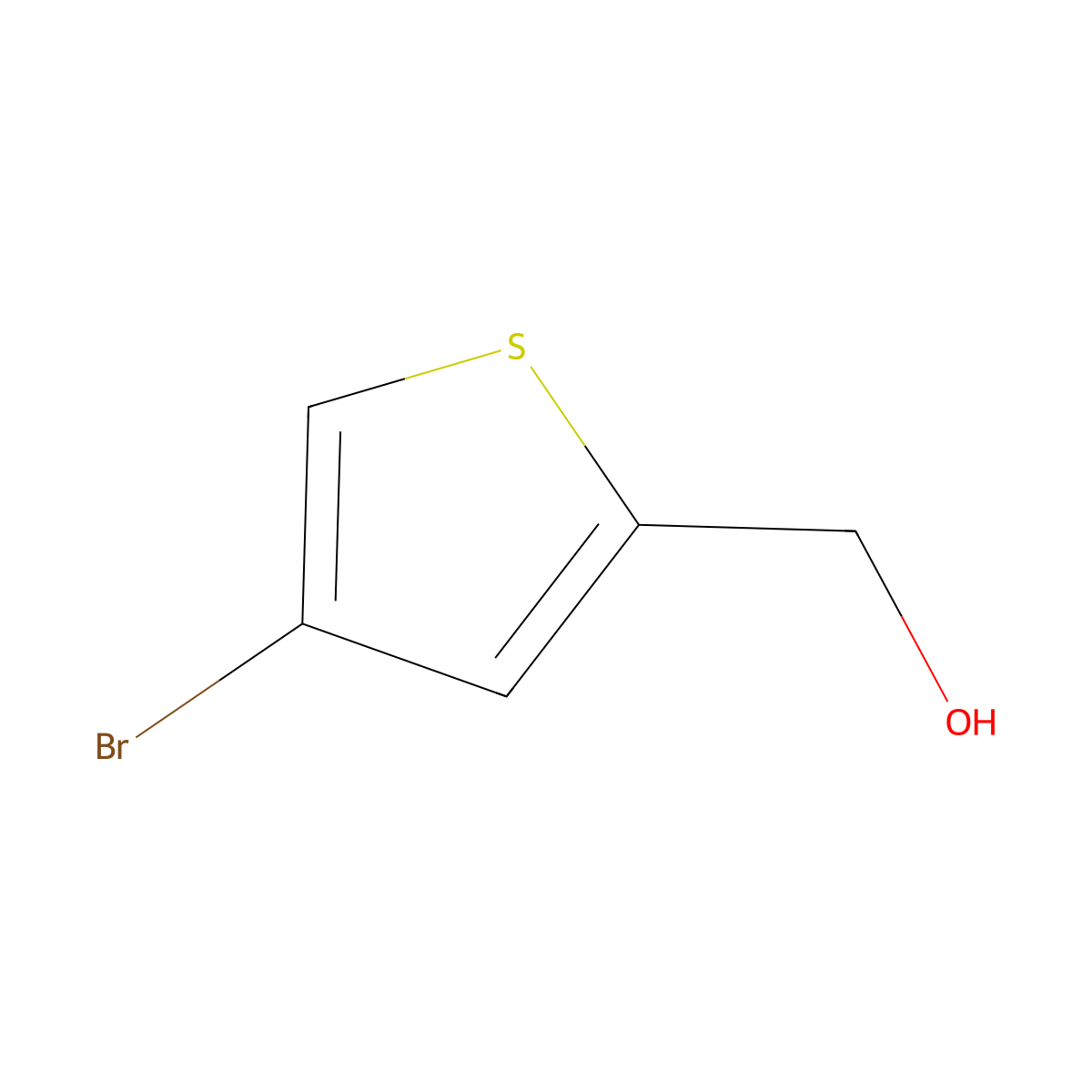 (4-Bromo-2-thienyl)methanol molecular structure, CAS 79757-77-0