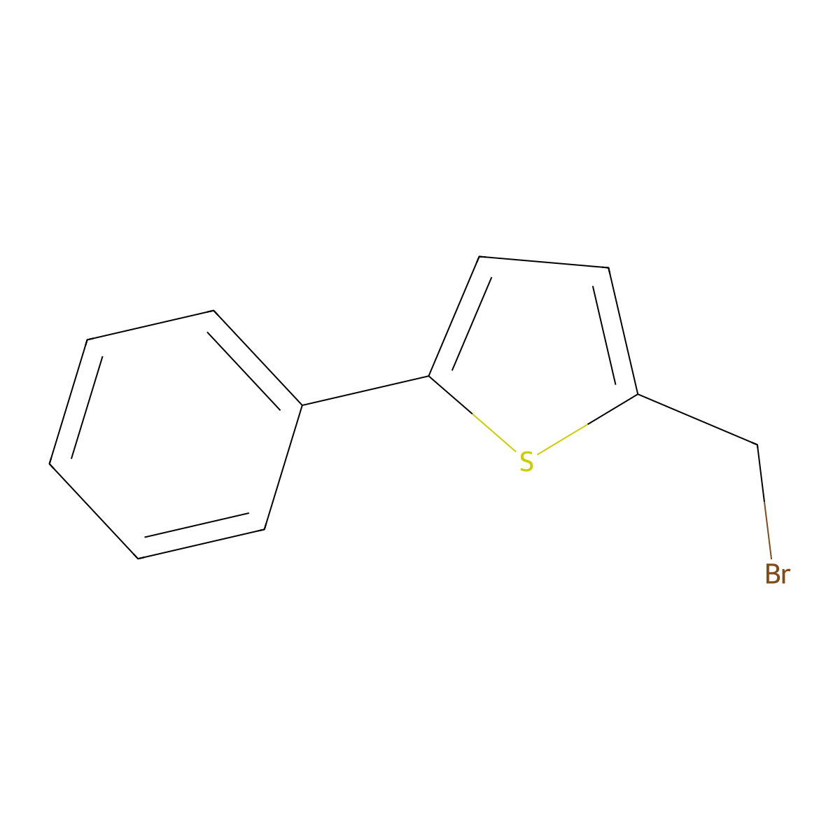 2-(Bromomethyl)-5-phenylthiophene molecular structure, CAS 79758-02-4
