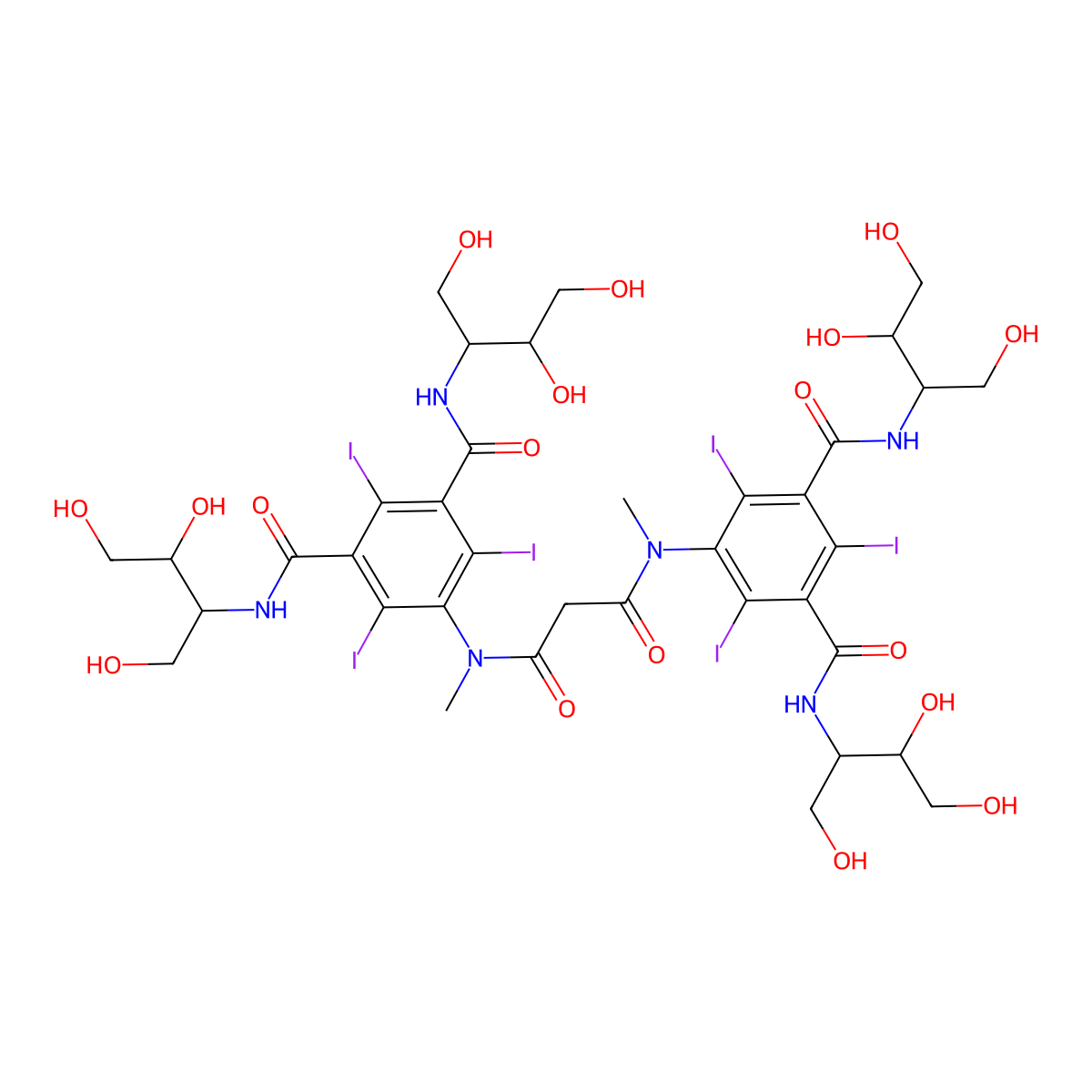 Iotrolan molecular structure, CAS 79770-24-4