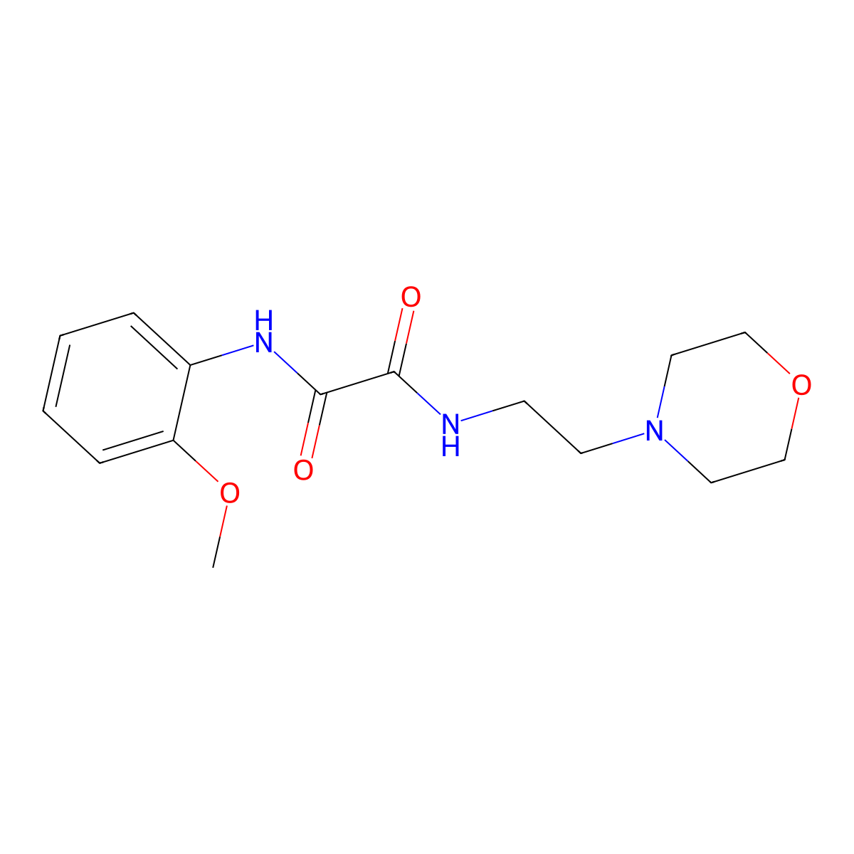 N1-(2-methoxyphenyl)-N2-(2-morpholinoethyl)oxalamide molecular structure, CAS 797765-55-0