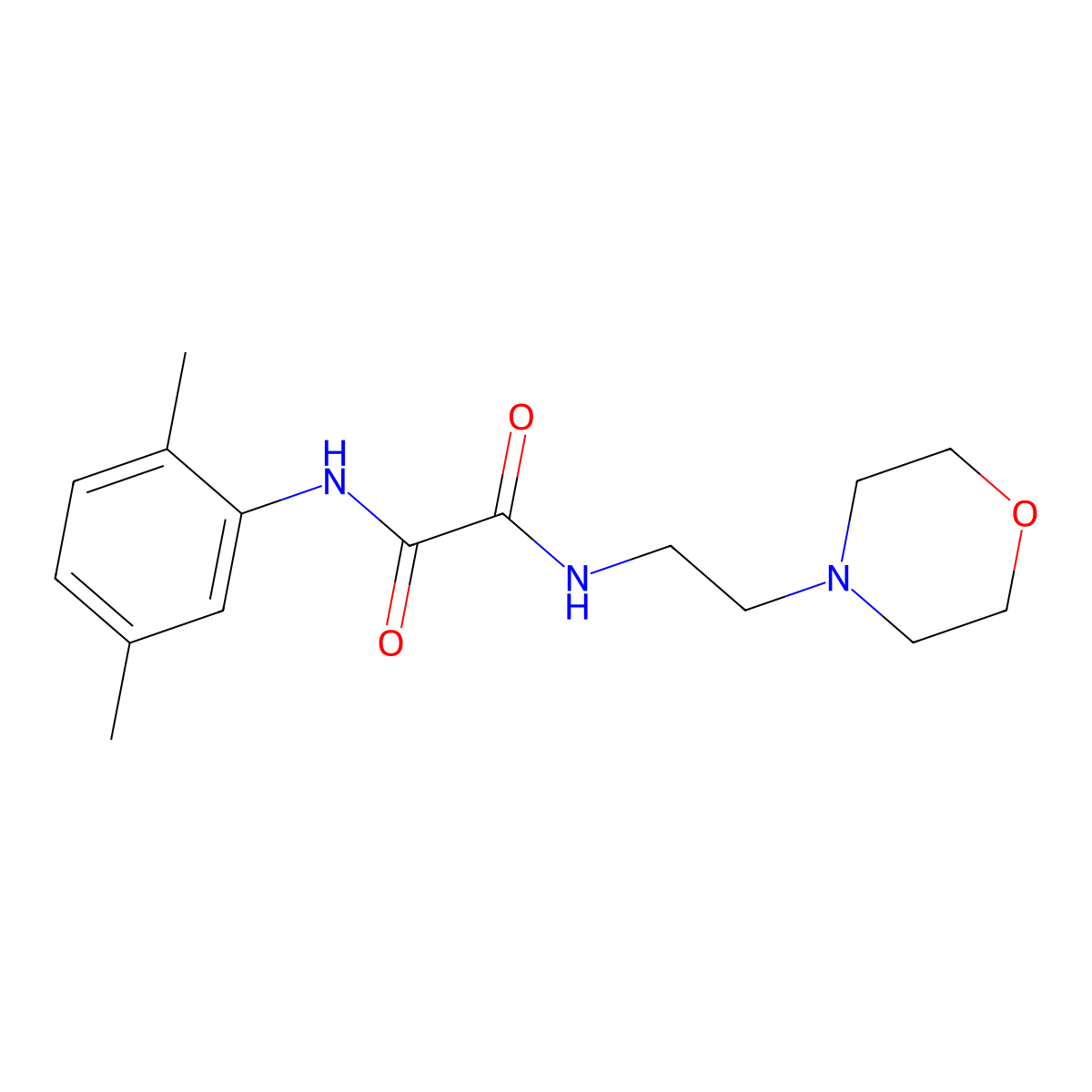 N1-(2,5-dimethylphenyl)-N2-(2-morpholinoethyl)oxalamide molecular structure, CAS 797765-75-4