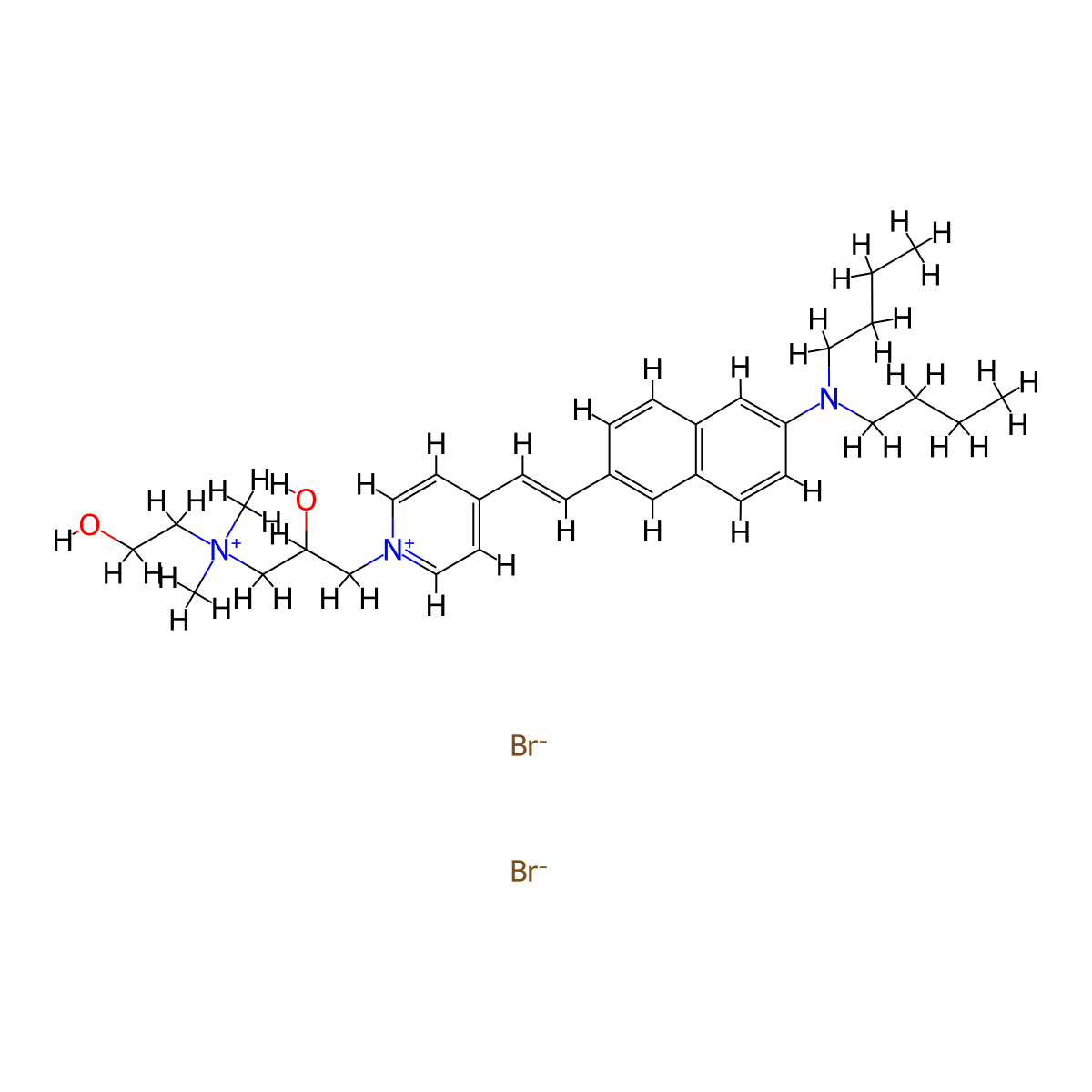 Di-4-ANEPPDHQ molecular structure, CAS 797785-10-5