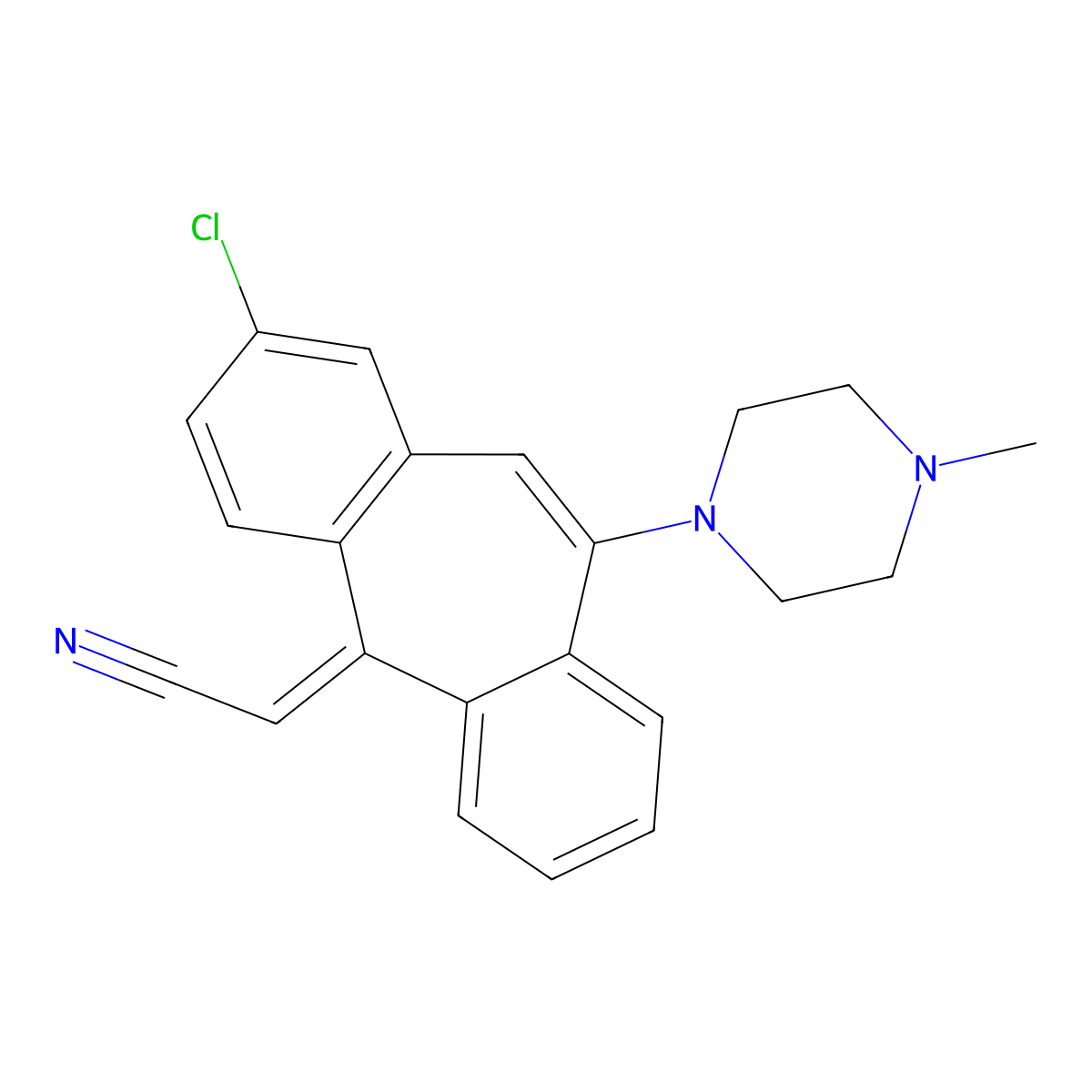 Rilapine molecular structure, CAS 79781-95-6