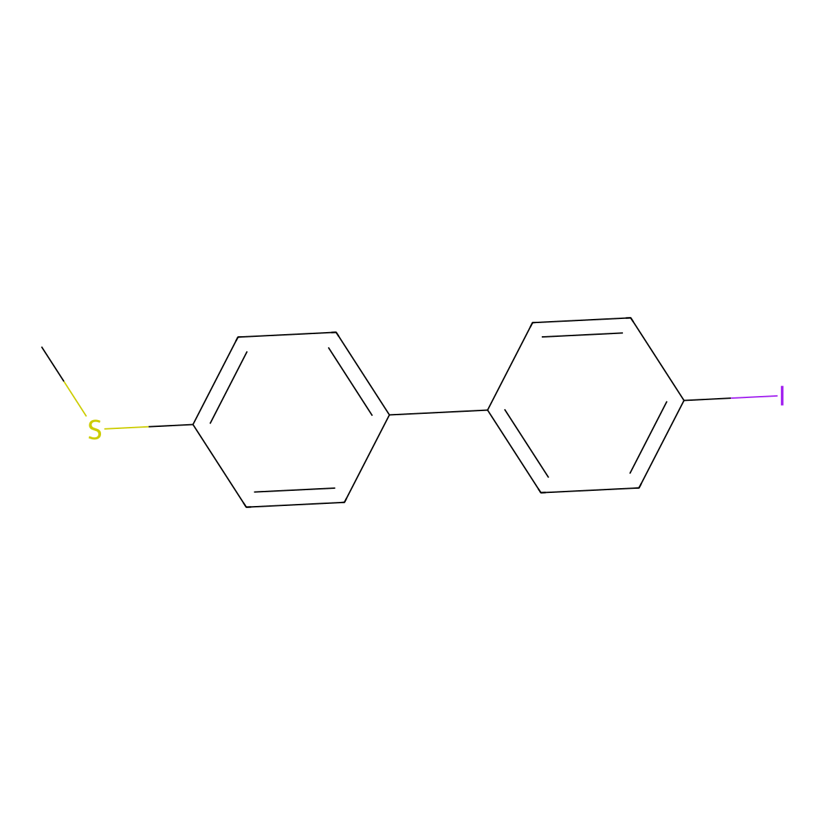 4-Iodo-4'-(methylsulfanyl)-1,1'-biphenyl molecular structure, CAS 797810-18-5