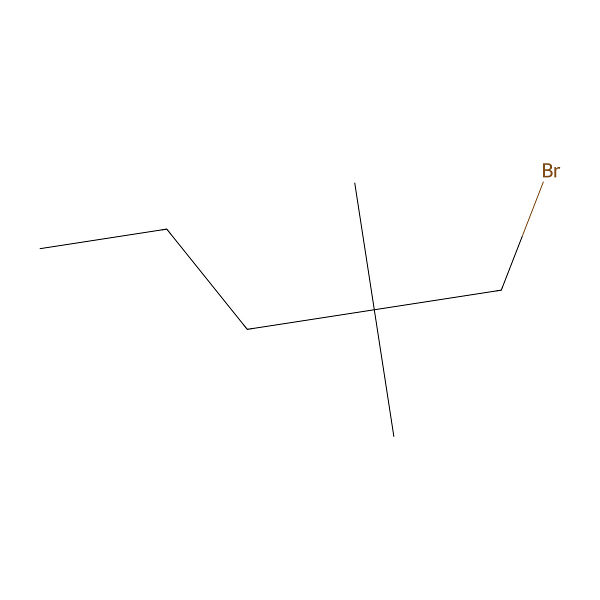 1-Bromo-2,2-dimethylpentane molecular structure, CAS 79803-29-5