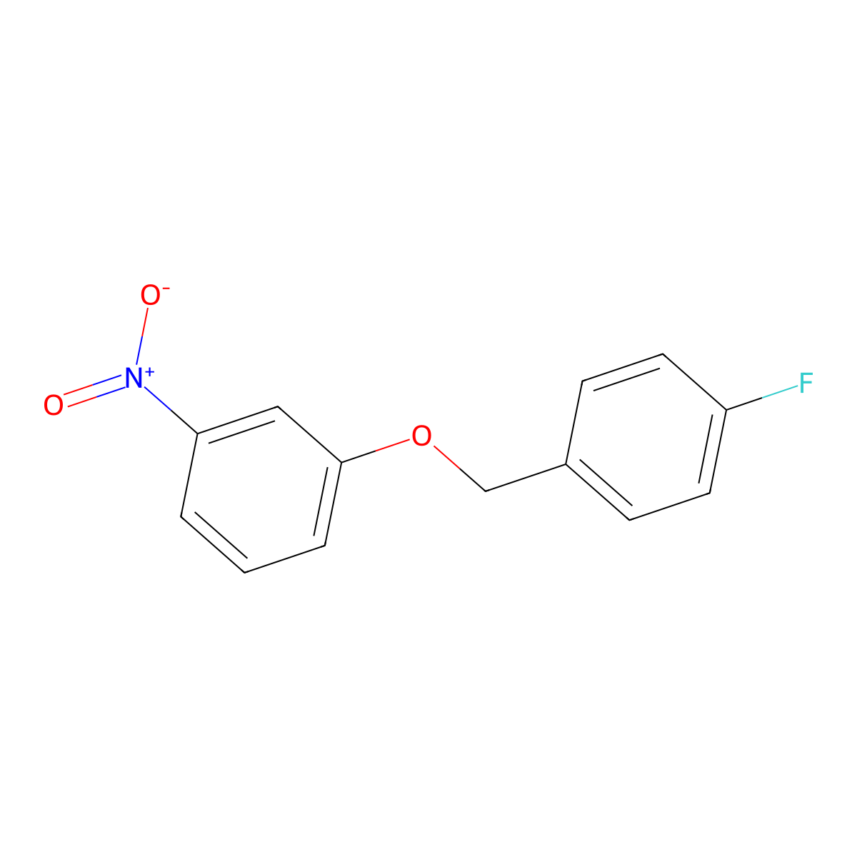 1-[(4-Fluorophenyl)methoxy]-3-nitrobenzene molecular structure, CAS 79807-98-0