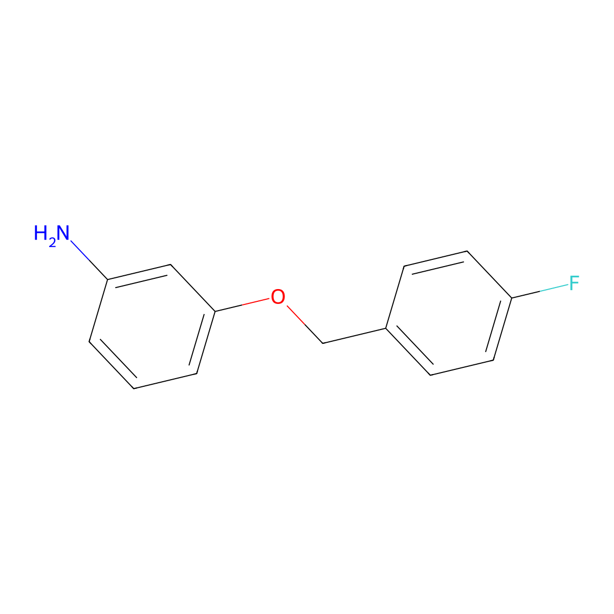 3-(4-Fluoro-benzyloxy)-phenylamine molecular structure, CAS 79808-10-9