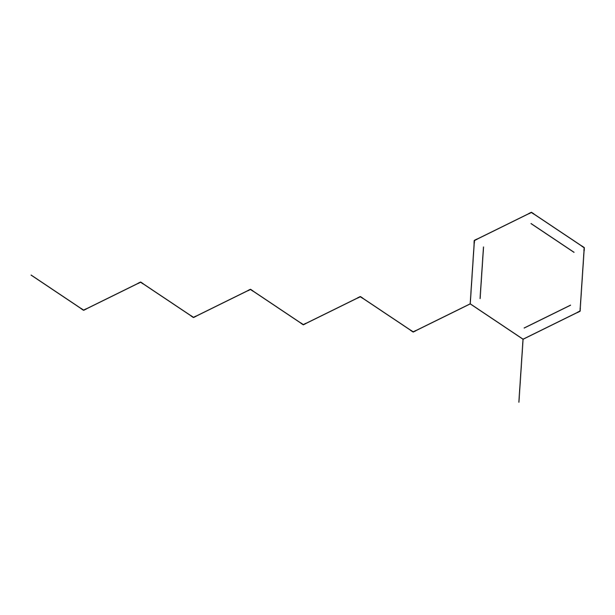 Benzene, 1-methyl-2-octyl molecular structure, CAS 79835-99-7