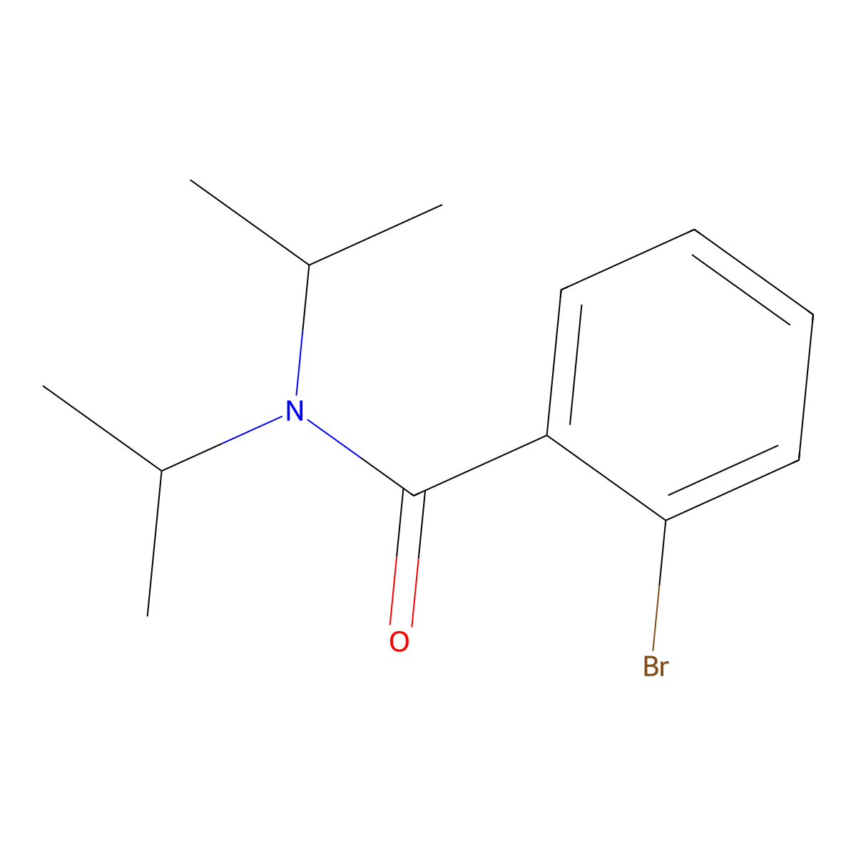 N-Diisopropyl 2-bromobenzamide molecular structure, CAS 79839-66-0