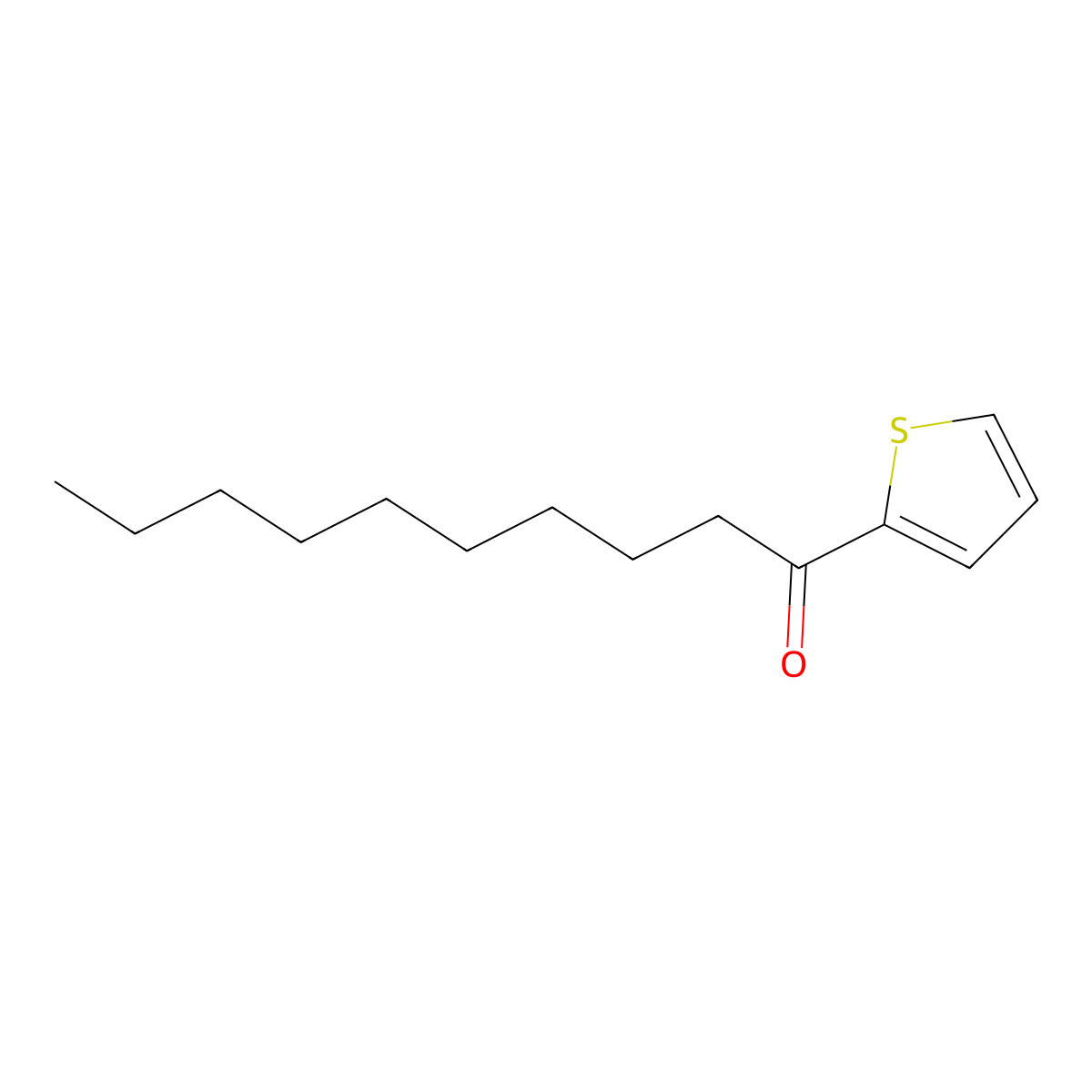 1-Decanone, 1-(2-thienyl)- molecular structure, CAS 79852-24-7